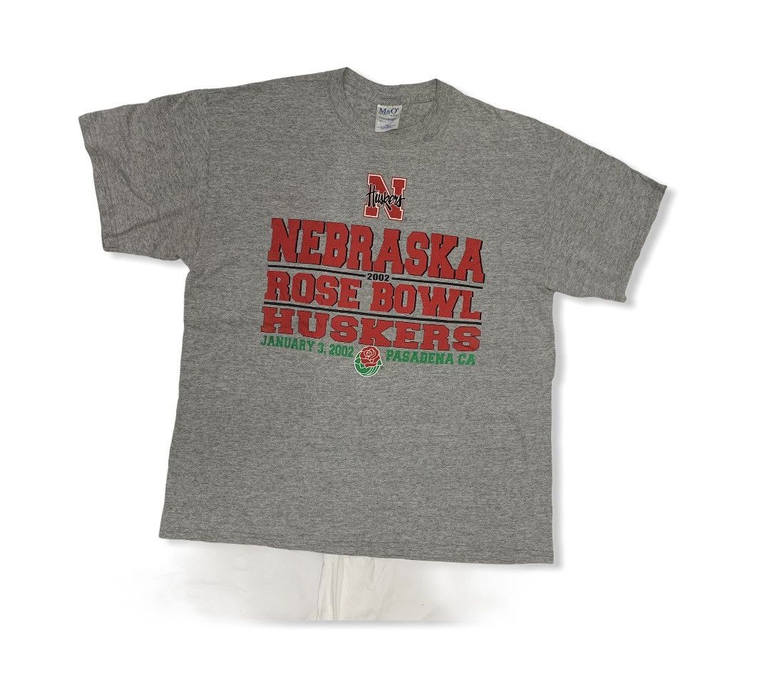 NFL Vintage 2002 Neraska Rose Bowl Huskers NFL tshirt Size US L / EU 52-54 / 3 - 1 Thumbnail