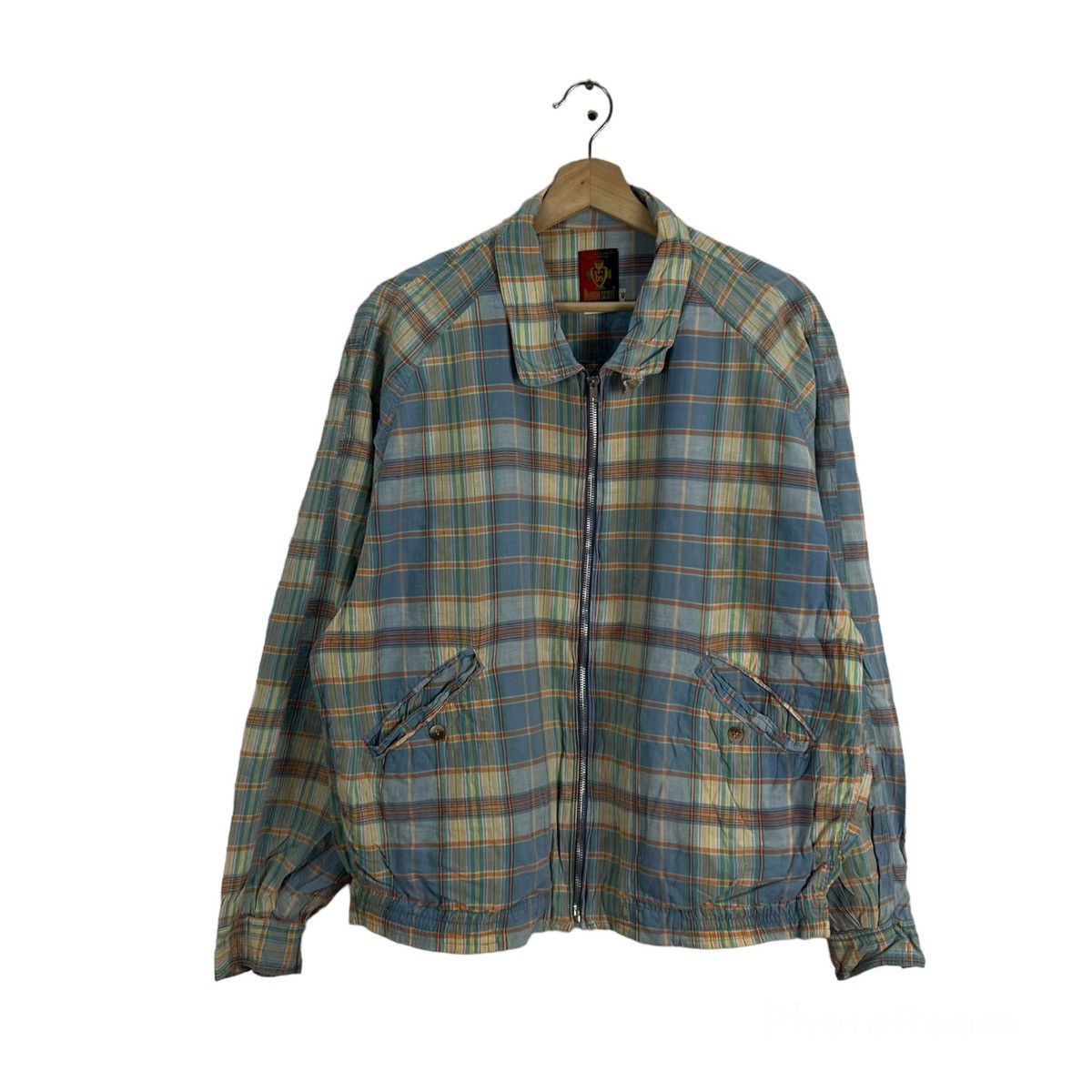VINTAGE BOMBER JACKET BURGH SCOTT TARTAN DESIGN