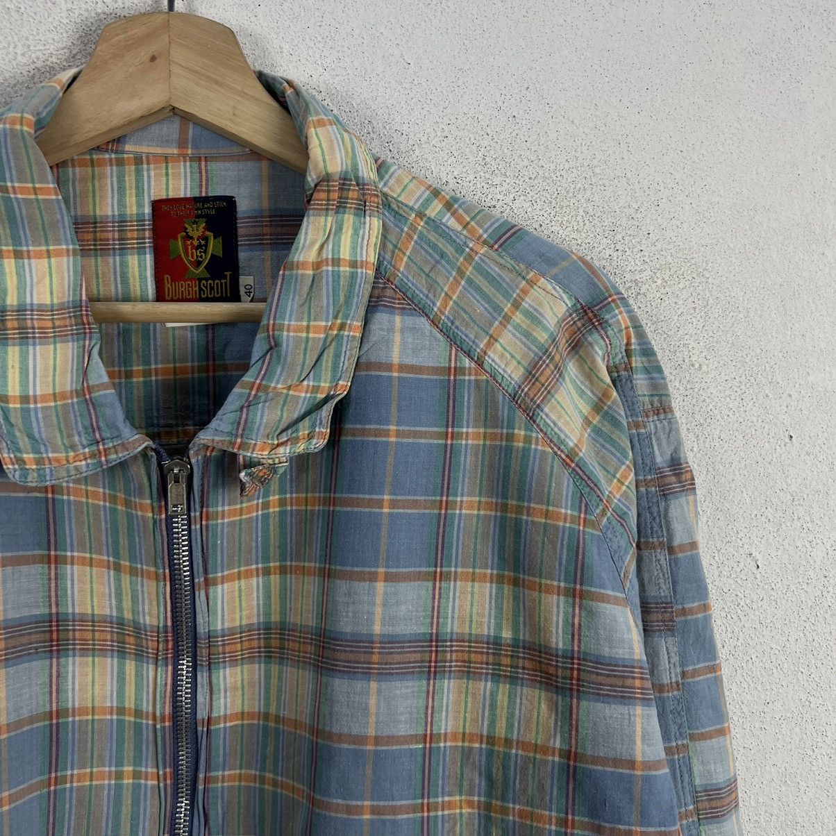 Japanese Brand VINTAGE BOMBER JACKET BURGH SCOTT TARTAN DESIGN Size US M / EU 48-50 / 2 - 5 Thumbnail