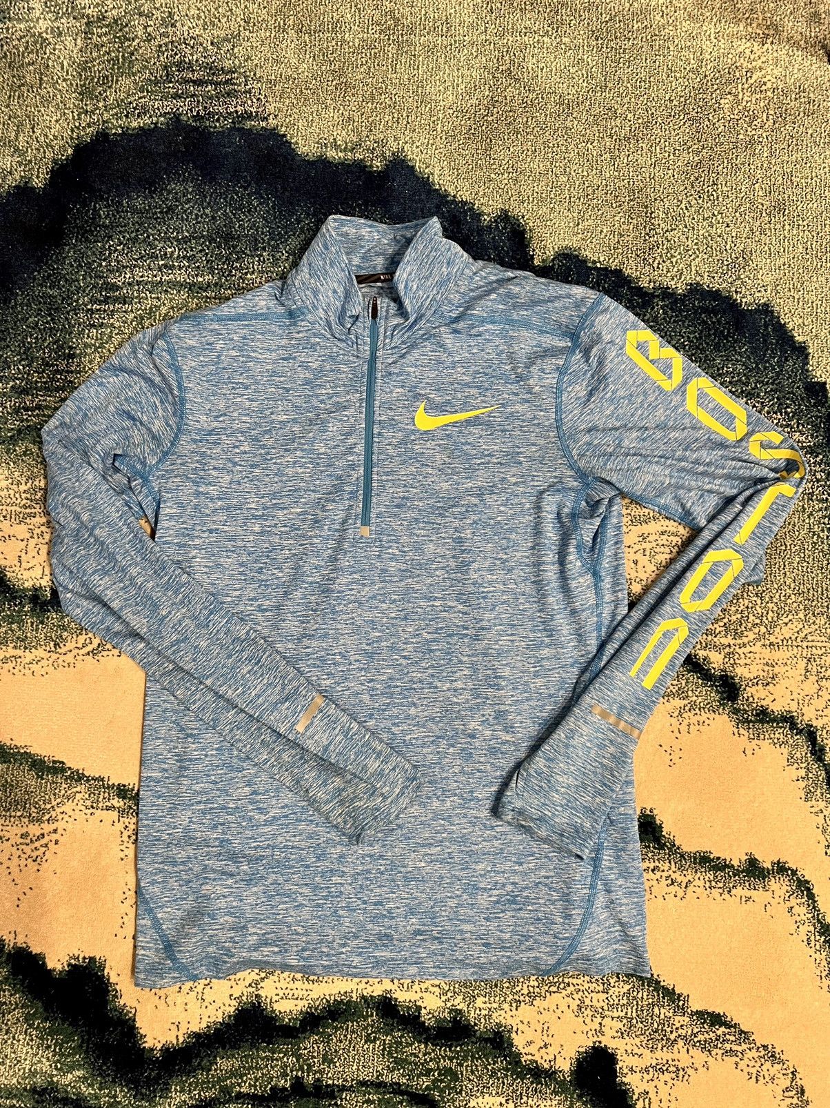 Nike NIKE BOSTON MARATHON RUNNING QUARTER ZIP Size US M / EU 48-50 / 2 - 1 Thumbnail