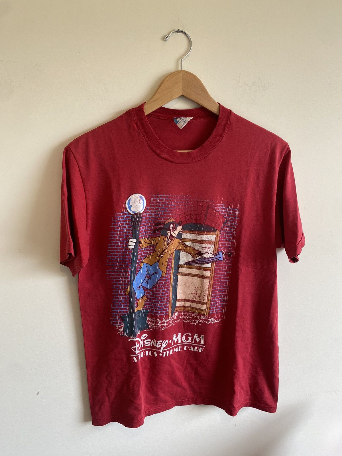 Disney × Vintage Discontinued 90s ‘Great Movie Ride’ Promo Shirt Goofy Mickey Size US L / EU 52-54 / 3 - 1 Thumbnail