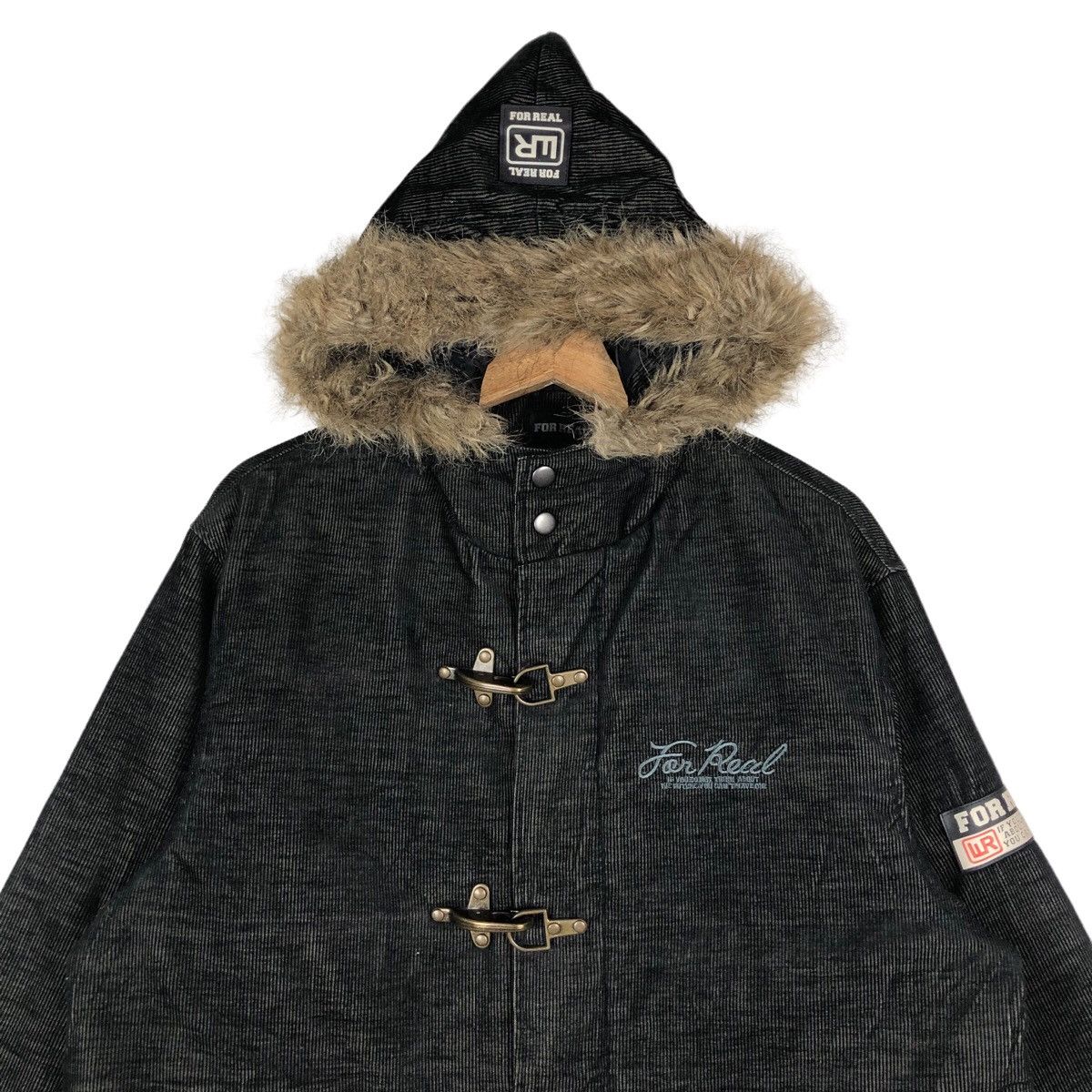 Japanese Brand Japanese Corduroy Hook Clip Hooded Jacket Size US L / EU 52-54 / 3 - 2 Thumbnail