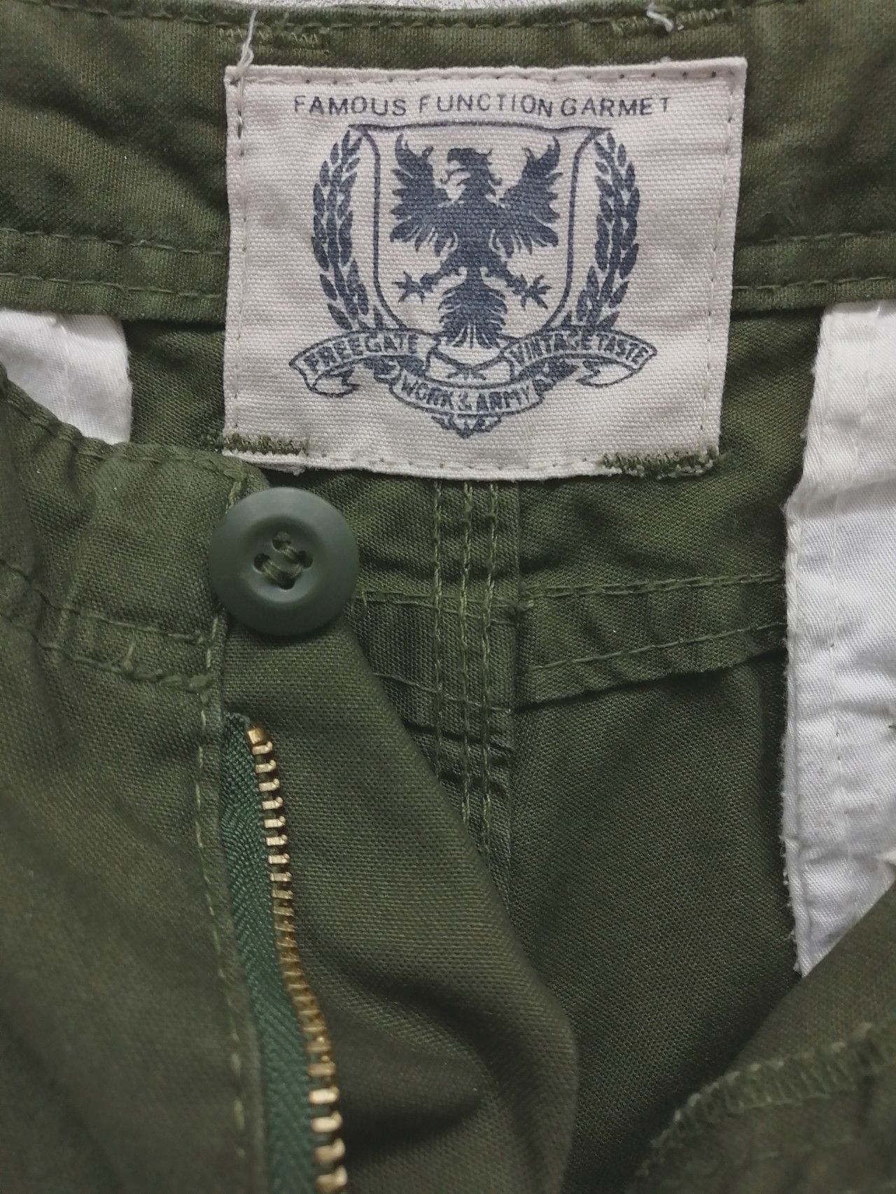 Japanese Brand 🔥FREEGATE Army Vintage Taste Combat Bondage Trousers Pants Size US 31 - 4 Thumbnail