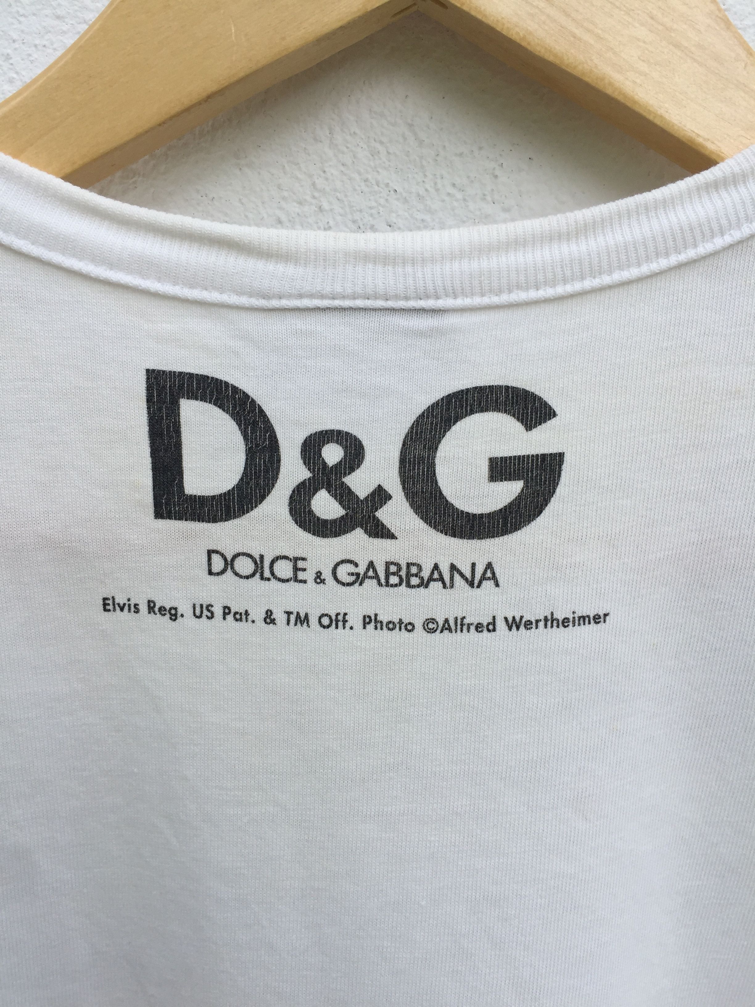 Dolce & Gabbana Dolce & Gabbana X Elvis Presley T Shirt Size Armpit 17"x25" Size US S / EU 44-46 / 1 - 4 Thumbnail