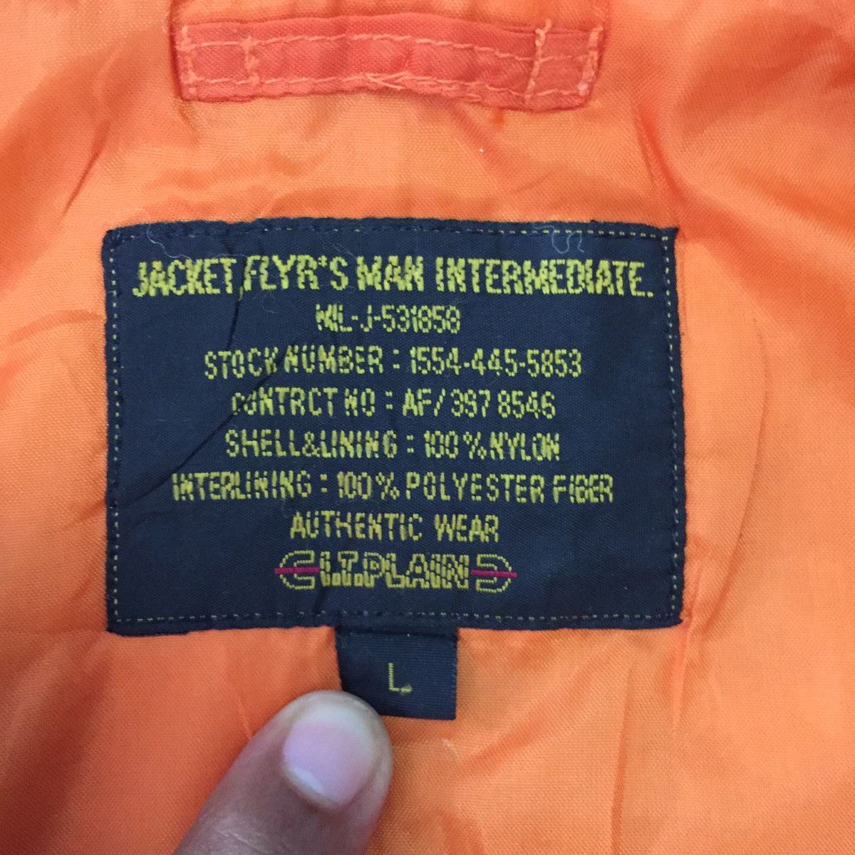 Japanese Brand Aqua Living Amenityspace Flying Bomber Style Jacket Size US L / EU 52-54 / 3 - 13 Thumbnail