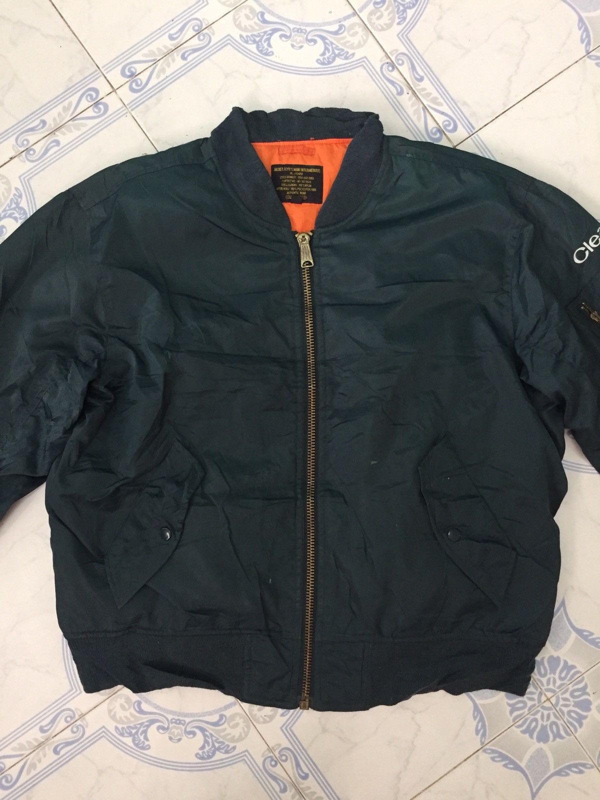 Japanese Brand Aqua Living Amenityspace Flying Bomber Style Jacket Size US L / EU 52-54 / 3 - 3 Thumbnail