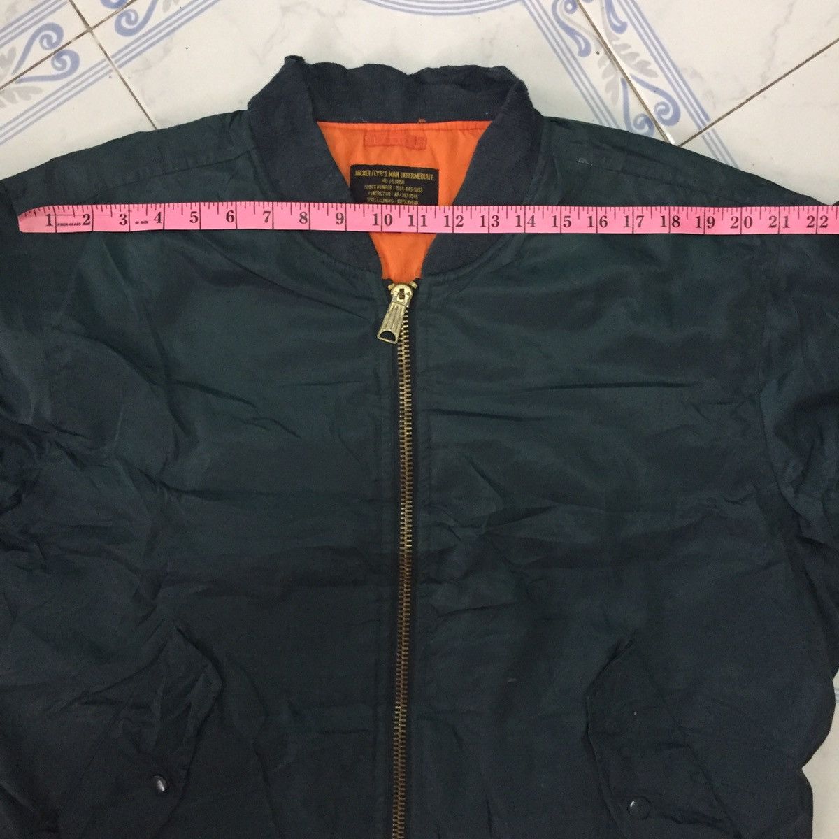 Japanese Brand Aqua Living Amenityspace Flying Bomber Style Jacket Size US L / EU 52-54 / 3 - 19 Thumbnail