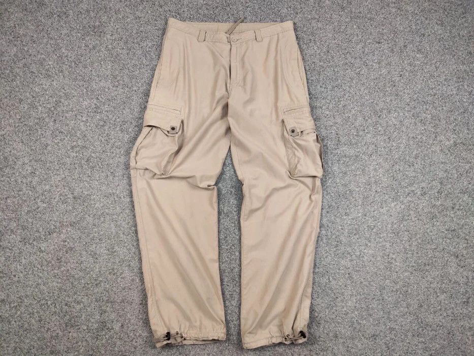 Japanese Brand Vintage 90s Cargo Zip Pants Travis Scott Japan Pocket Beige Size US 34 / EU 50 - 6 Thumbnail