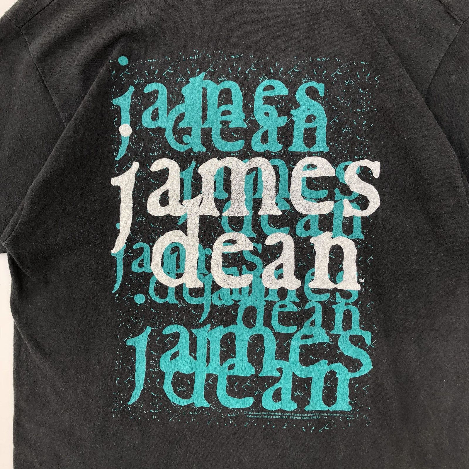 Vintage 90's Vintage James Dean 1990 Movie Film Star T Shirt Rare Size US L / EU 52-54 / 3 - 4 Thumbnail