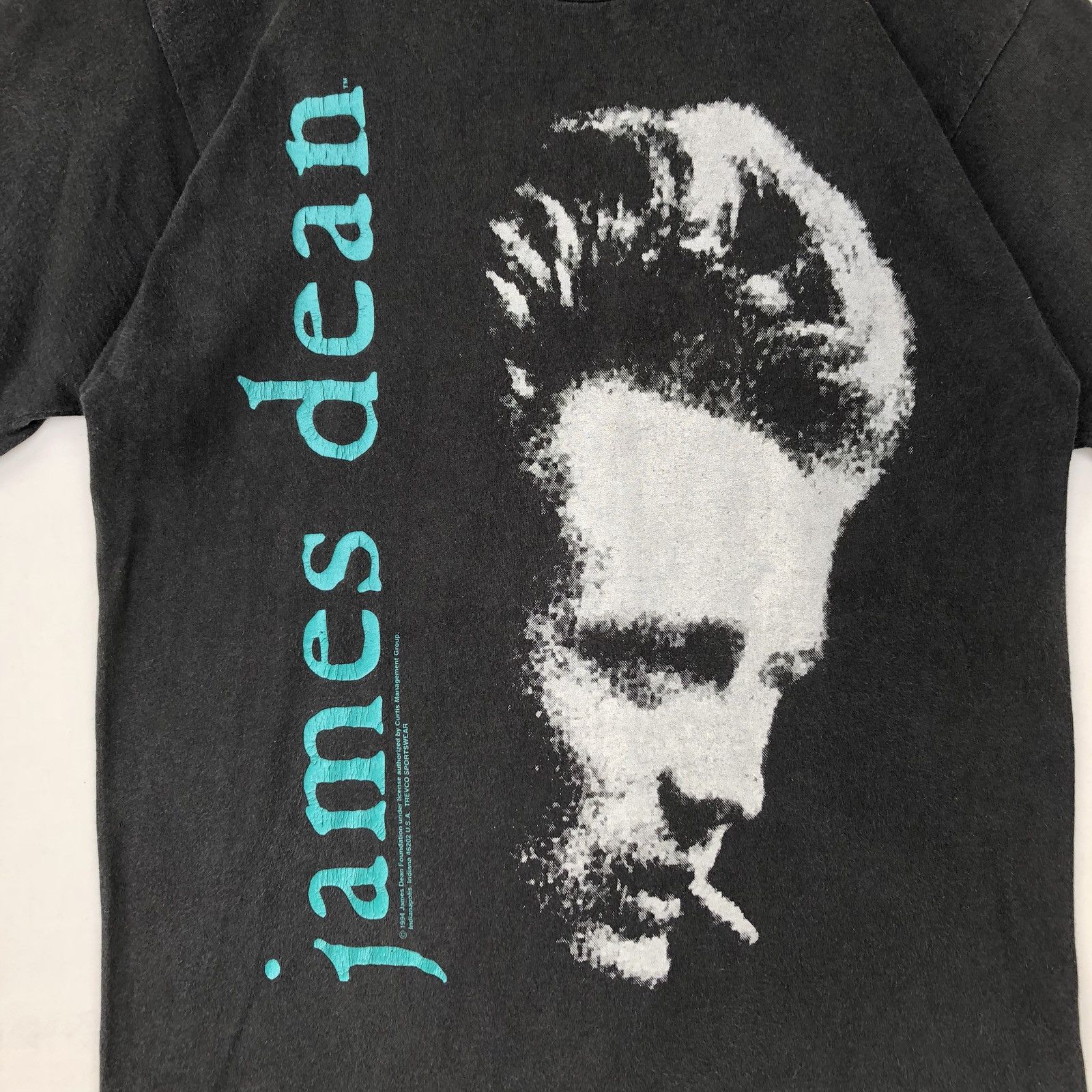 Vintage 90's Vintage James Dean 1990 Movie Film Star T Shirt Rare Size US L / EU 52-54 / 3 - 3 Thumbnail