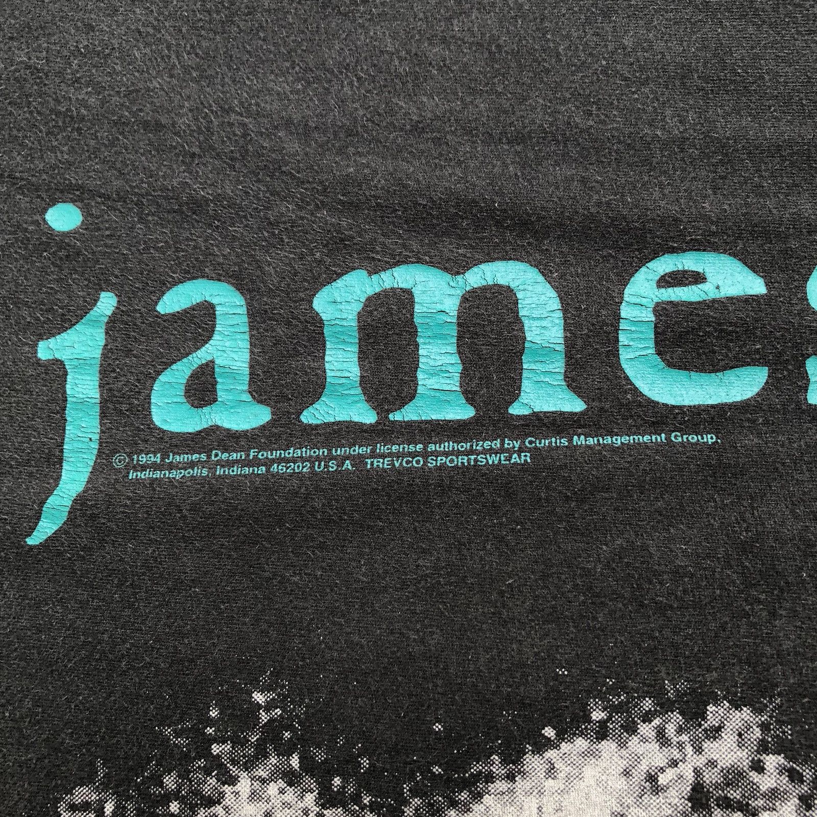 Vintage 90's Vintage James Dean 1990 Movie Film Star T Shirt Rare Size US L / EU 52-54 / 3 - 5 Thumbnail