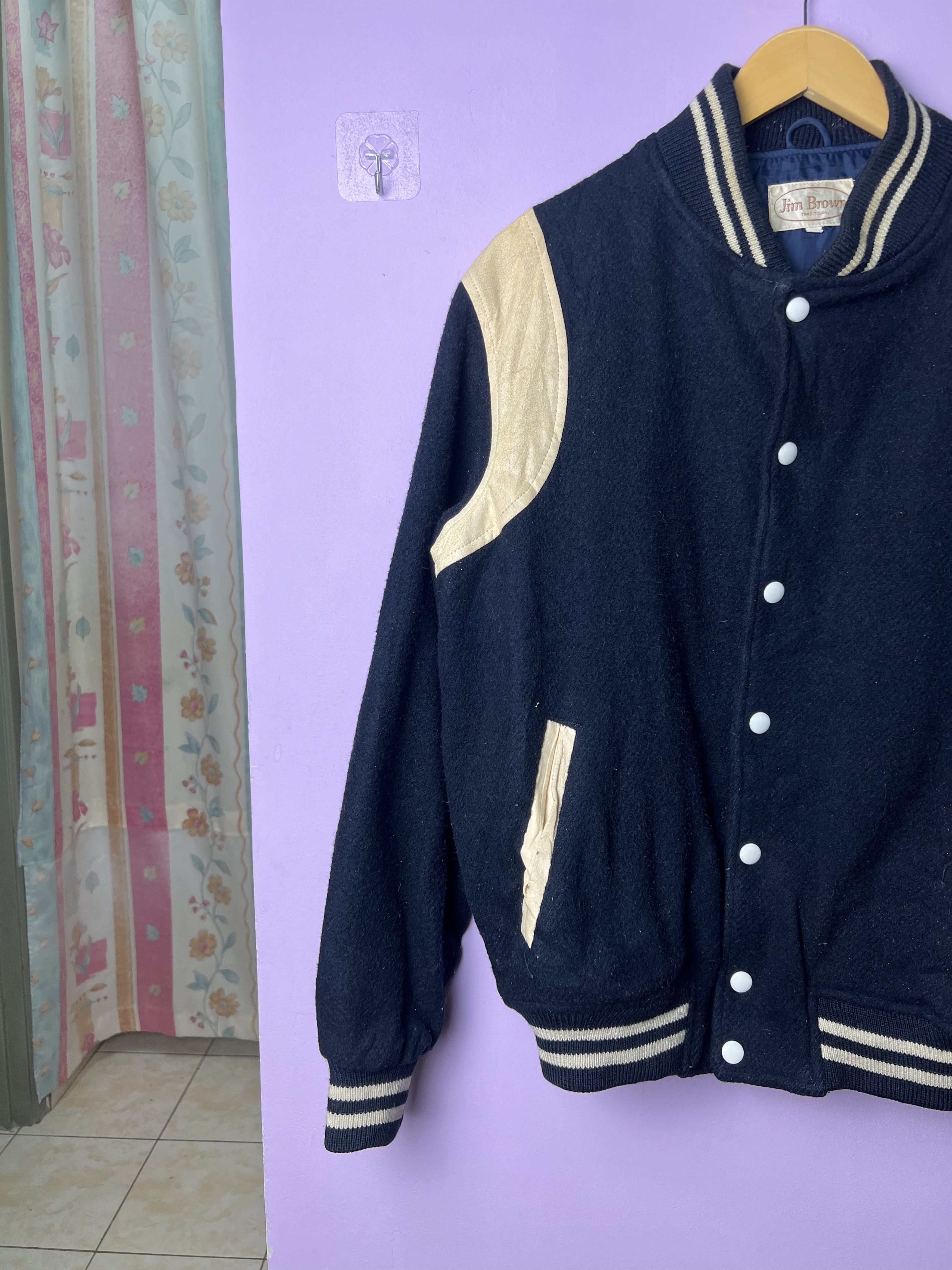Japanese Brand 🔥Vintage Jim Brown Varsity Jackets Size US S / EU 44-46 / 1 - 3 Thumbnail
