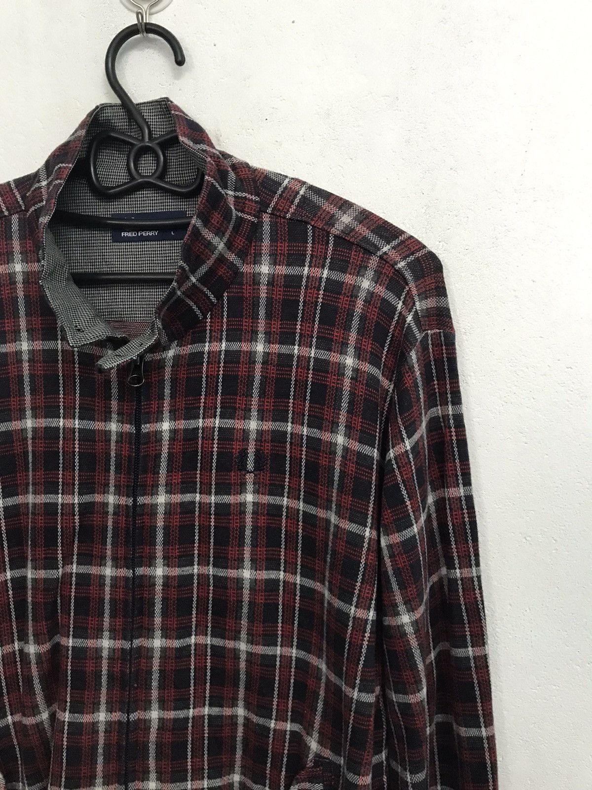 Fred Perry Fred Perry Checkered Thin Jacket Made in Japan Size US L / EU 52-54 / 3 - 3 Thumbnail
