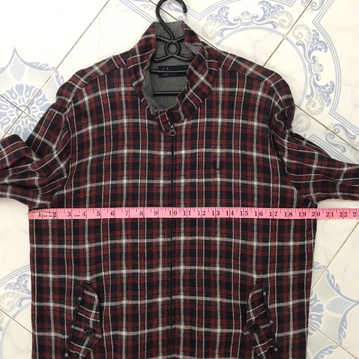 Fred Perry Fred Perry Checkered Thin Jacket Made in Japan Size US L / EU 52-54 / 3 - 19 Thumbnail