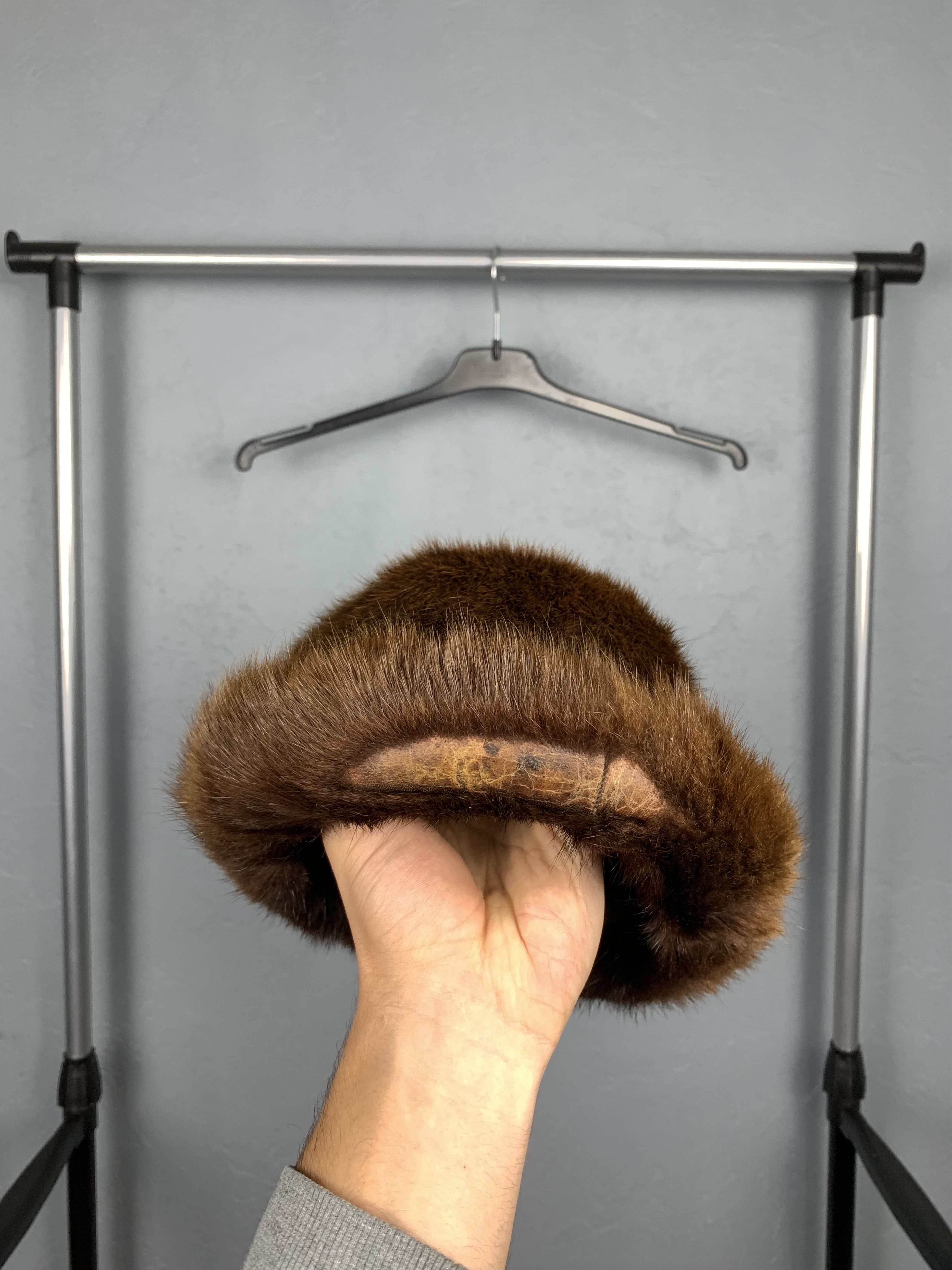 20471120 Vintage Mohair Hat Beanie Wool Size ONE SIZE - 2 Thumbnail