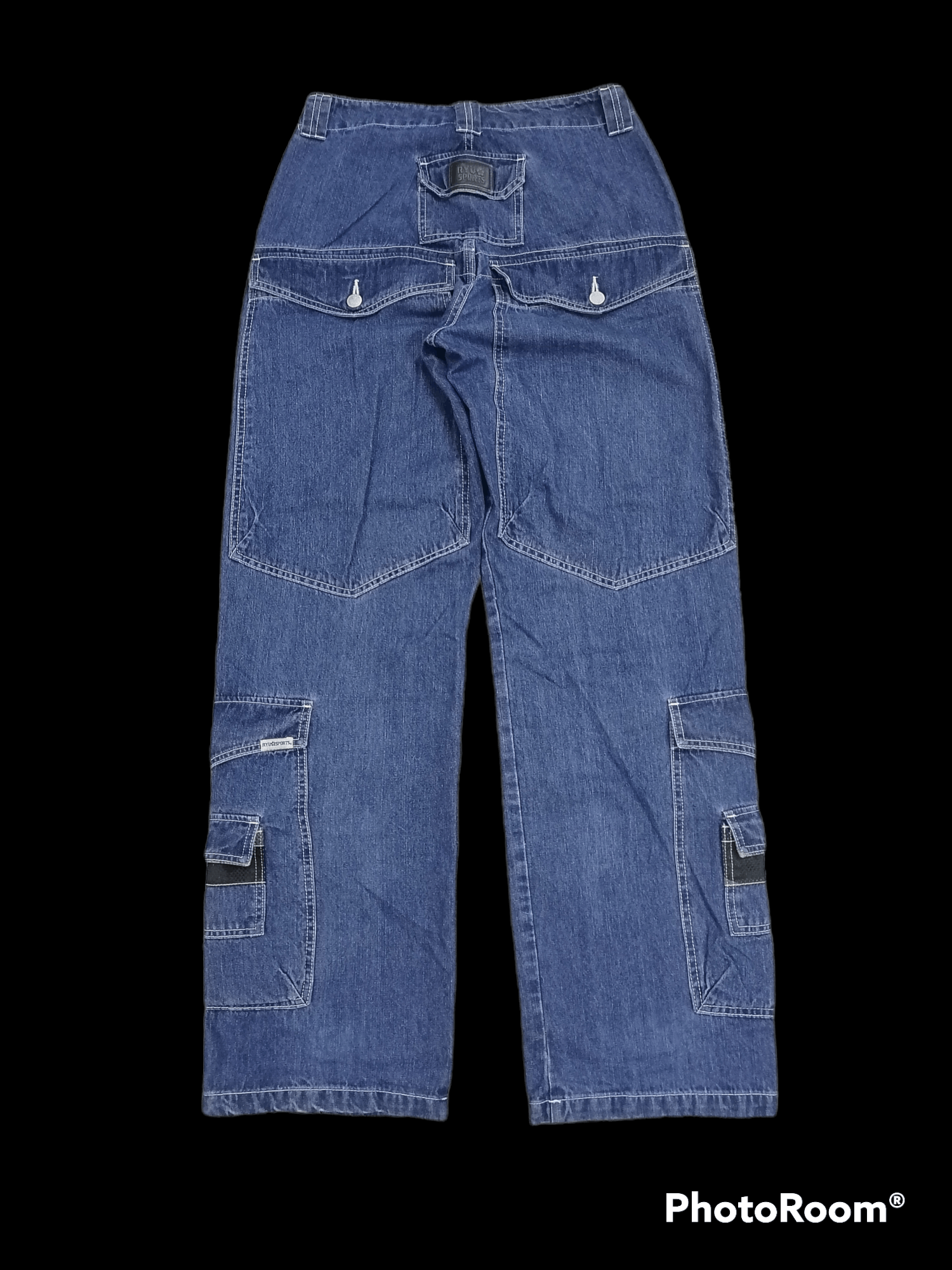 Japanese Brand Made In Japan Ryu Sports Multipocket Tactical Baggy Pants Size US 28 / EU 44 - 5 Thumbnail