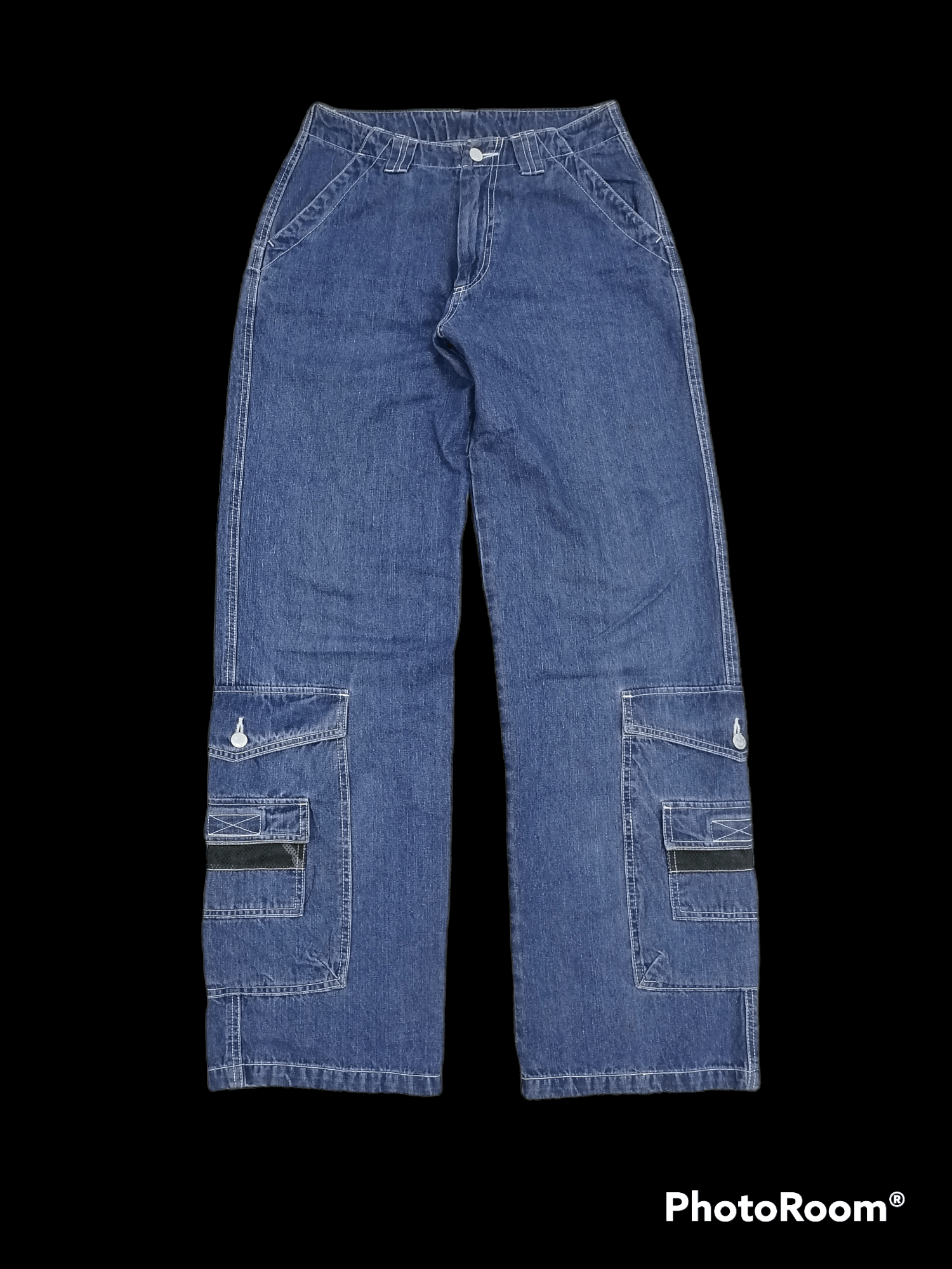 Japanese Brand Made In Japan Ryu Sports Multipocket Tactical Baggy Pants Size US 28 / EU 44 - 2 Thumbnail