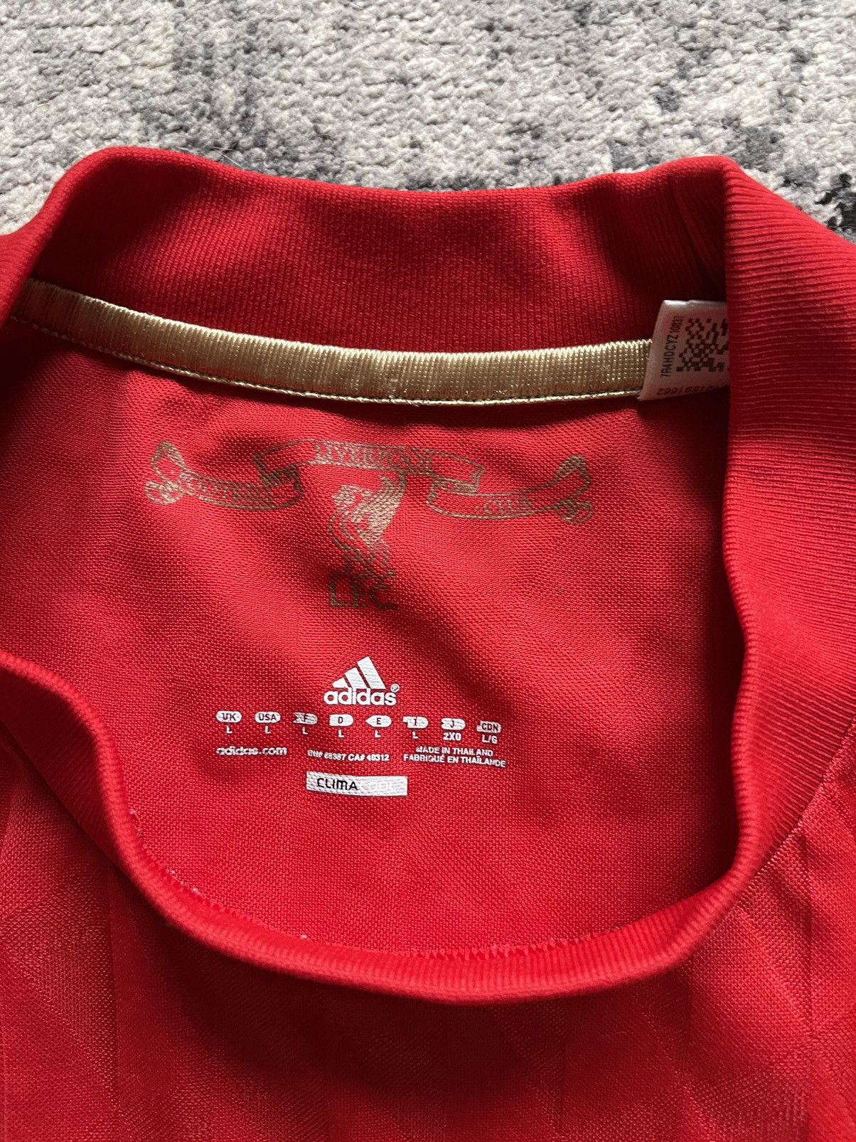 Adidas Adidas Liverpool soccer T-Shirt L Size US L / EU 52-54 / 3 - 4 Thumbnail