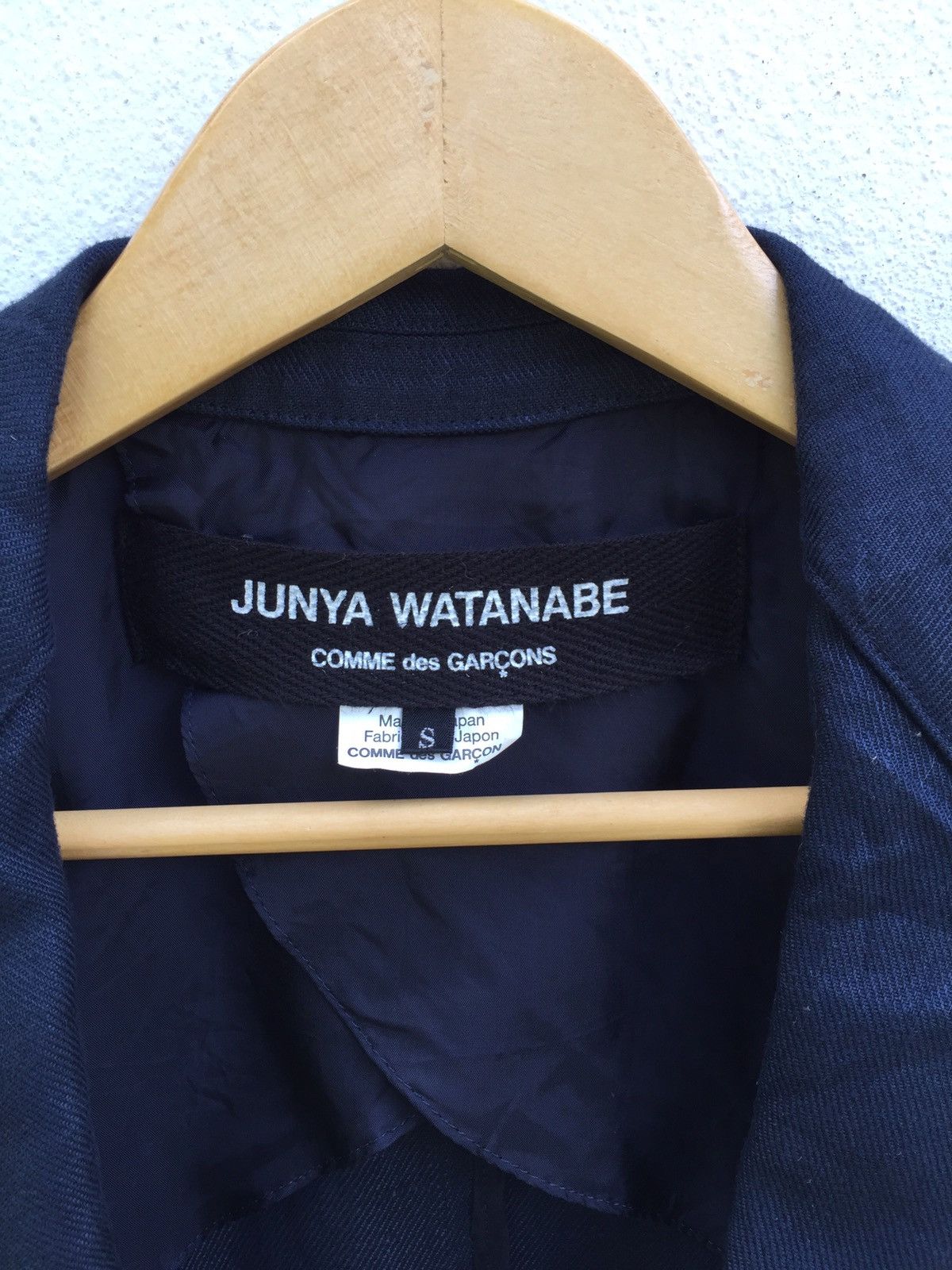 Comme des Garcons × Japanese Brand × Junya Watanabe Comme Des Garcons Junya Watanabe Blazer Coat Rare Size 36S - 4 Thumbnail