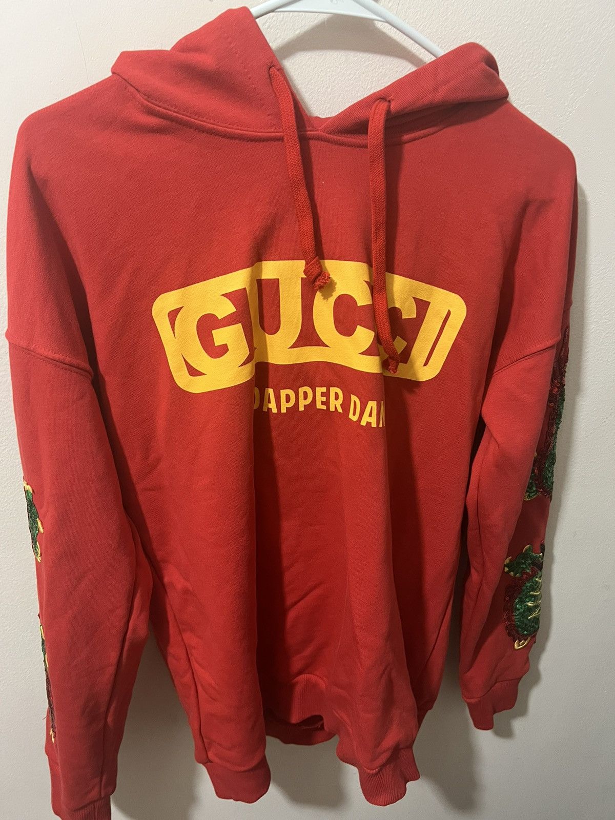 Dapper Dan Dapper Dan Red sequined dragon hoodie sweatshirt Size US L / EU 52-54 / 3 - 1 Thumbnail