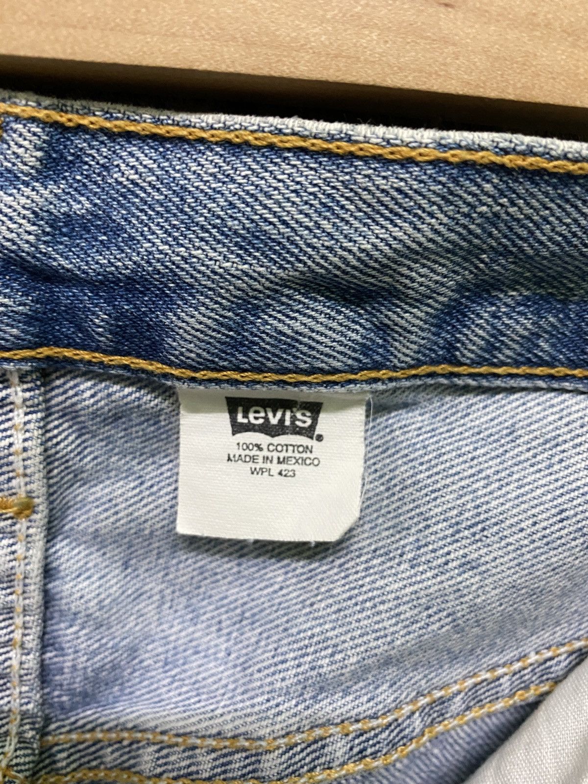 Levi's × Vintage Vintage 90s LEVIS 501 Distressed Jeans - L75 Size US 35 - 22 Thumbnail