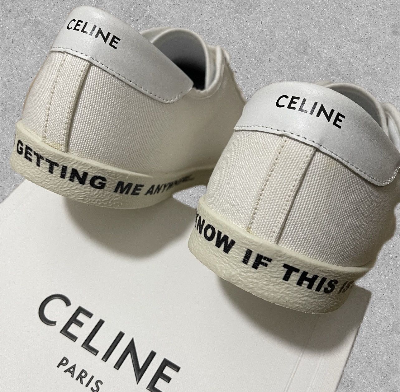 Celine × Hedi Slimane CELINE BY HEDI SLIMANE “SS20 LOW LACE UP BLANK” Size US 8.5 / EU 41-42 - 6 Thumbnail