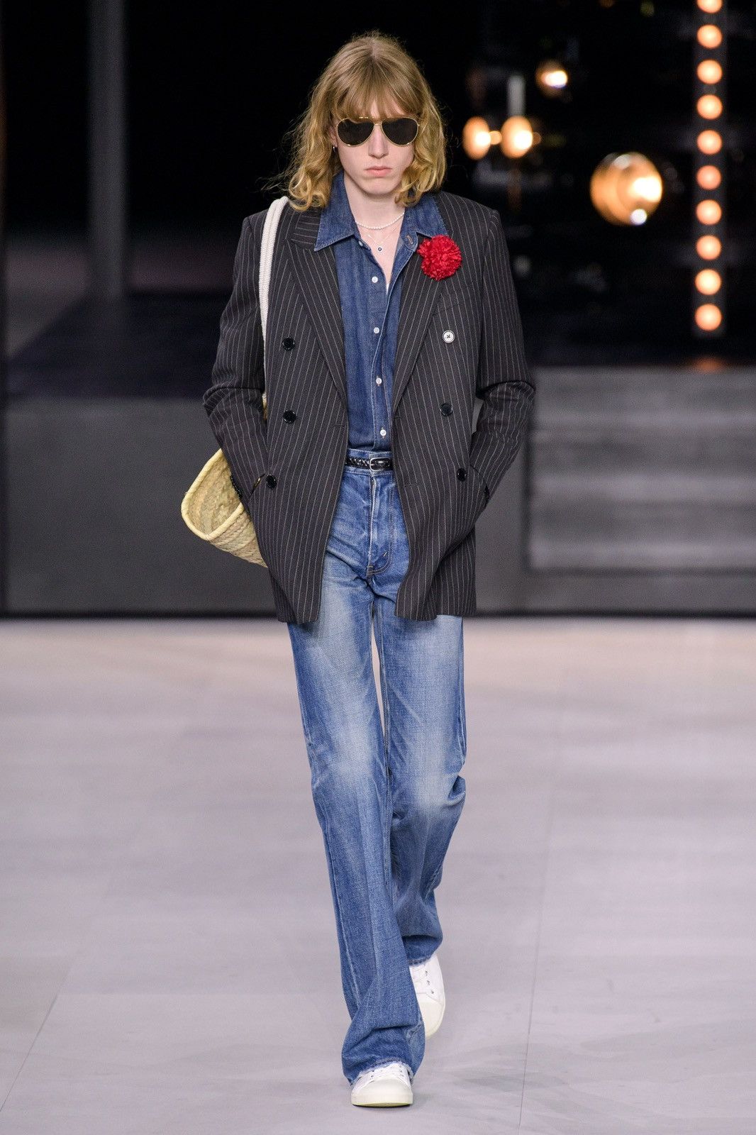 Celine × Hedi Slimane CELINE BY HEDI SLIMANE “SS20 LOW LACE UP BLANK” Size US 8.5 / EU 41-42 - 8 Thumbnail