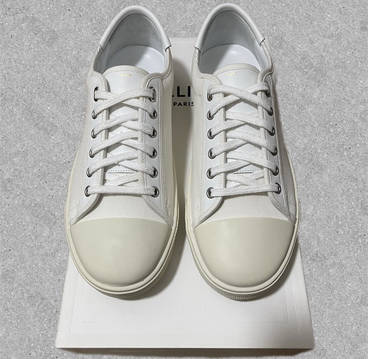 Celine × Hedi Slimane CELINE BY HEDI SLIMANE “SS20 LOW LACE UP BLANK” Size US 8.5 / EU 41-42 - 2 Thumbnail
