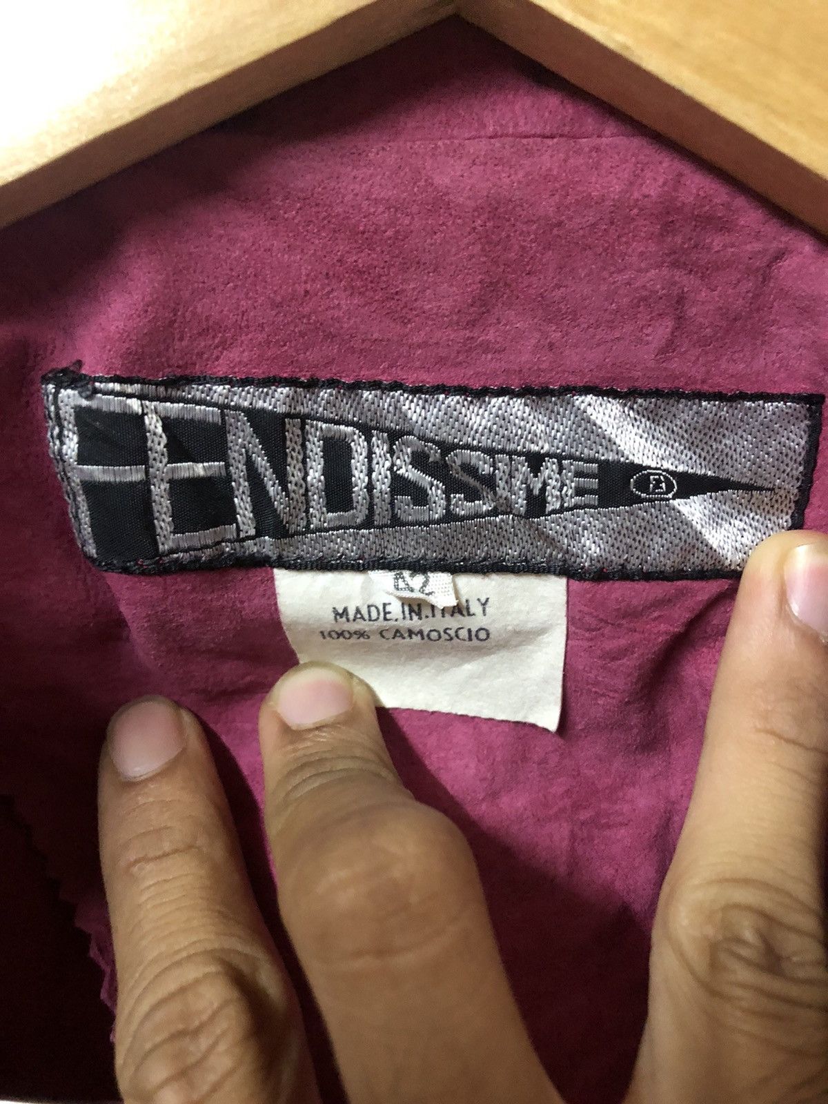 Fendi TRUE VINTAGE 1973 🔥FENDISSIME BUTTONLESS LEATHER JACKET Size US S / EU 44-46 / 1 - 8 Thumbnail