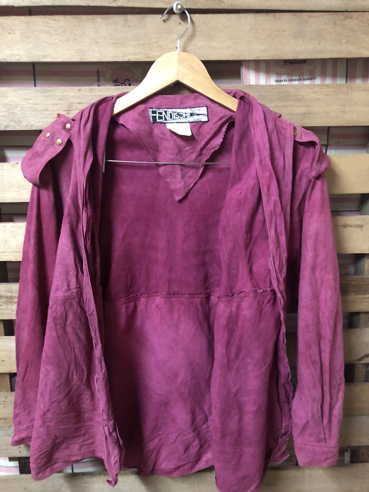 Fendi TRUE VINTAGE 1973 🔥FENDISSIME BUTTONLESS LEATHER JACKET Size US S / EU 44-46 / 1 - 3 Thumbnail