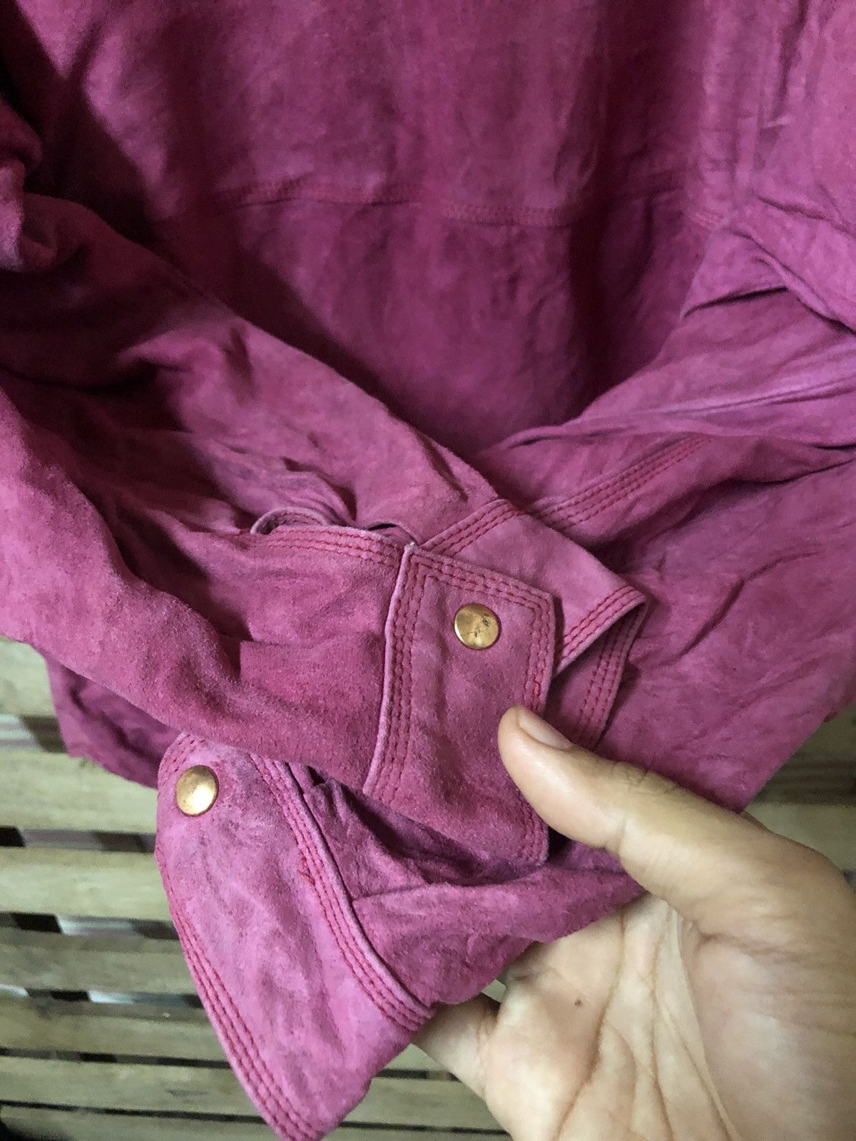 Fendi TRUE VINTAGE 1973 🔥FENDISSIME BUTTONLESS LEATHER JACKET Size US S / EU 44-46 / 1 - 7 Thumbnail