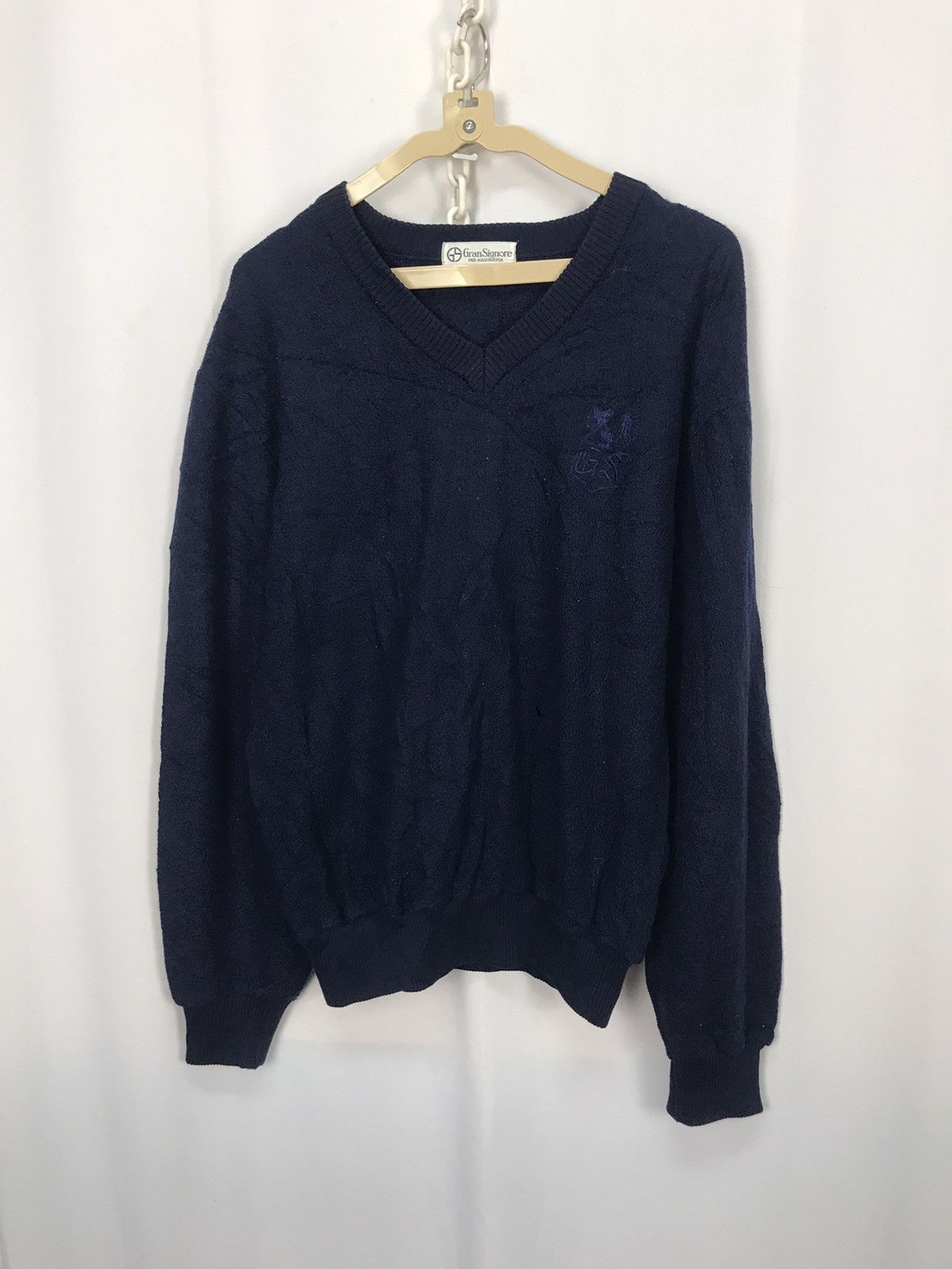 Japanese Brand Gran signore vneck sweatshirt Size US M / EU 48-50 / 2 - 6 Thumbnail