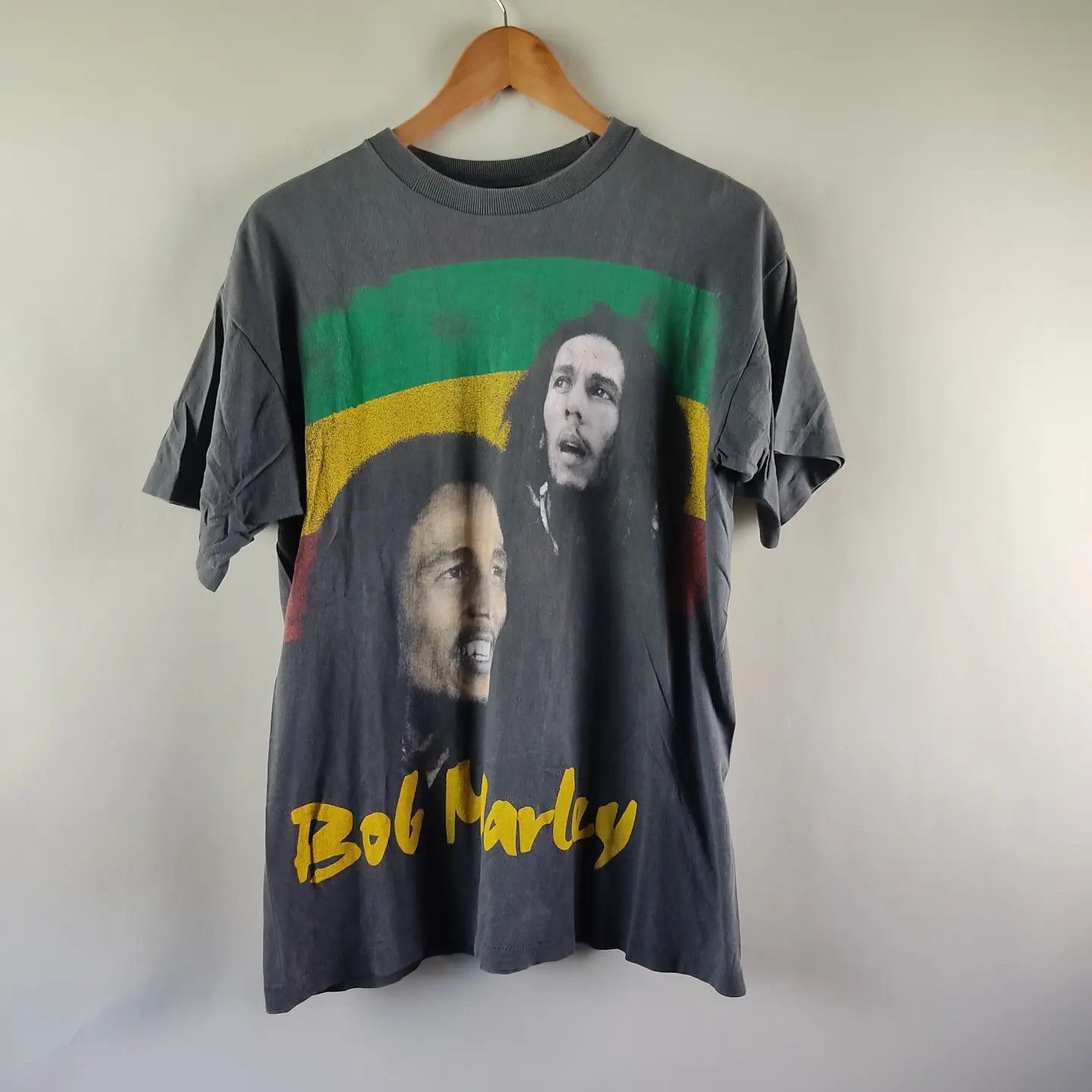 Band Tees × Bob Marley × Vintage 90's Bob Marley Bootleg Size US L / EU 52-54 / 3 - 8 Thumbnail
