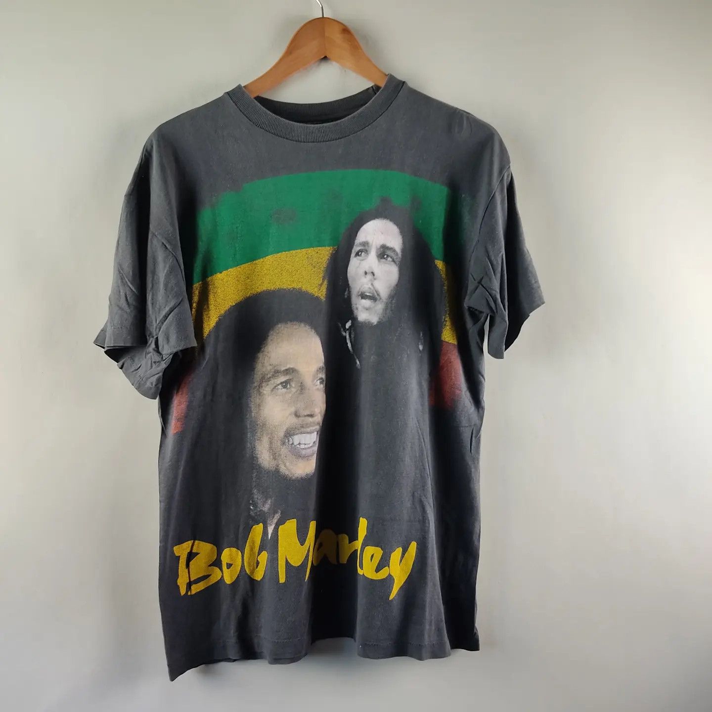 Band Tees × Bob Marley × Vintage 90's Bob Marley Bootleg Size US L / EU 52-54 / 3 - 1 Thumbnail