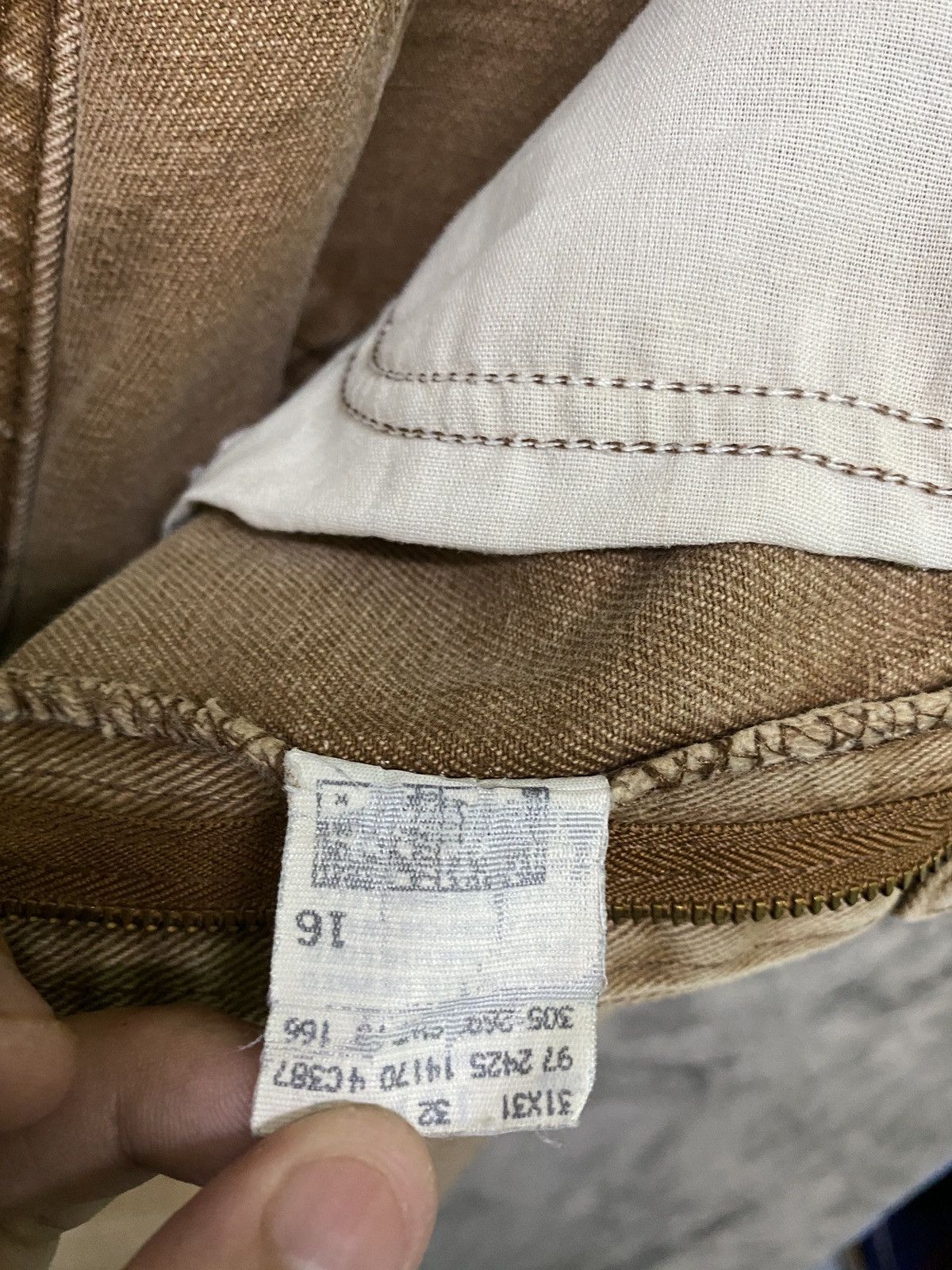Lee × Vintage Vintage 90s LEE RIVETED Jeans Pants Made in USA Size US 30 / EU 46 - 19 Thumbnail