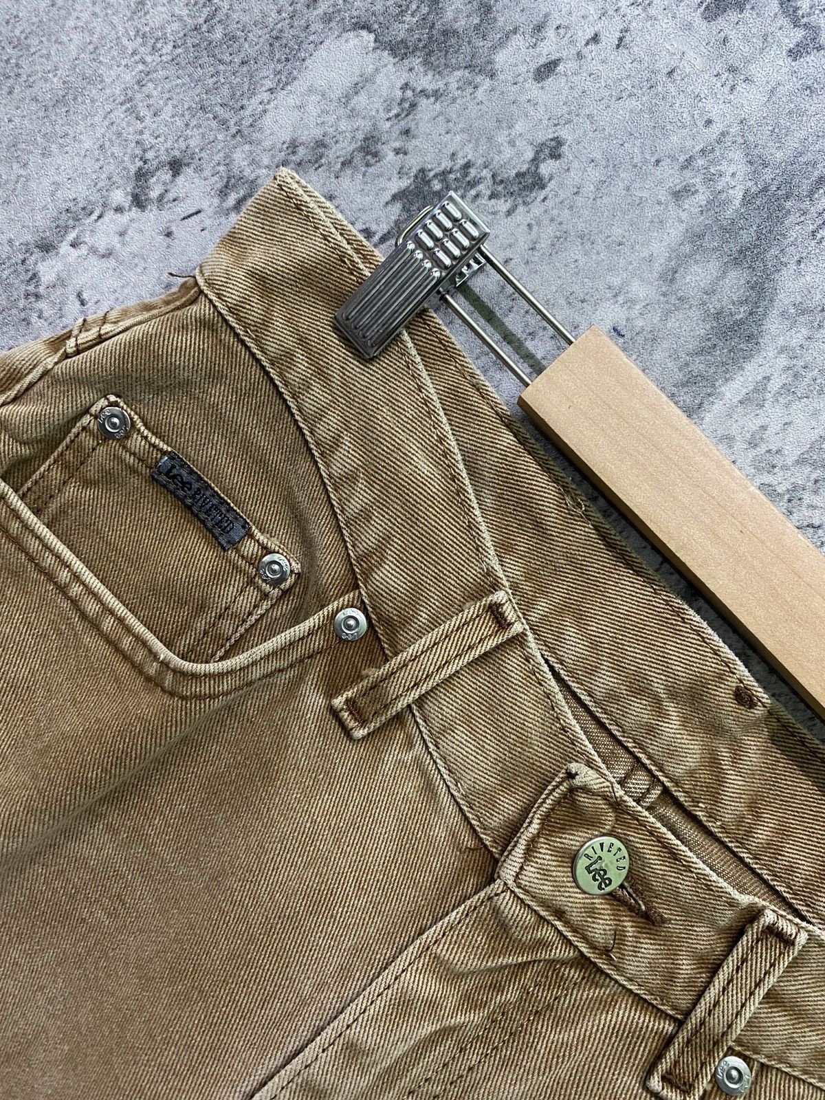 Lee × Vintage Vintage 90s LEE RIVETED Jeans Pants Made in USA Size US 30 / EU 46 - 8 Thumbnail