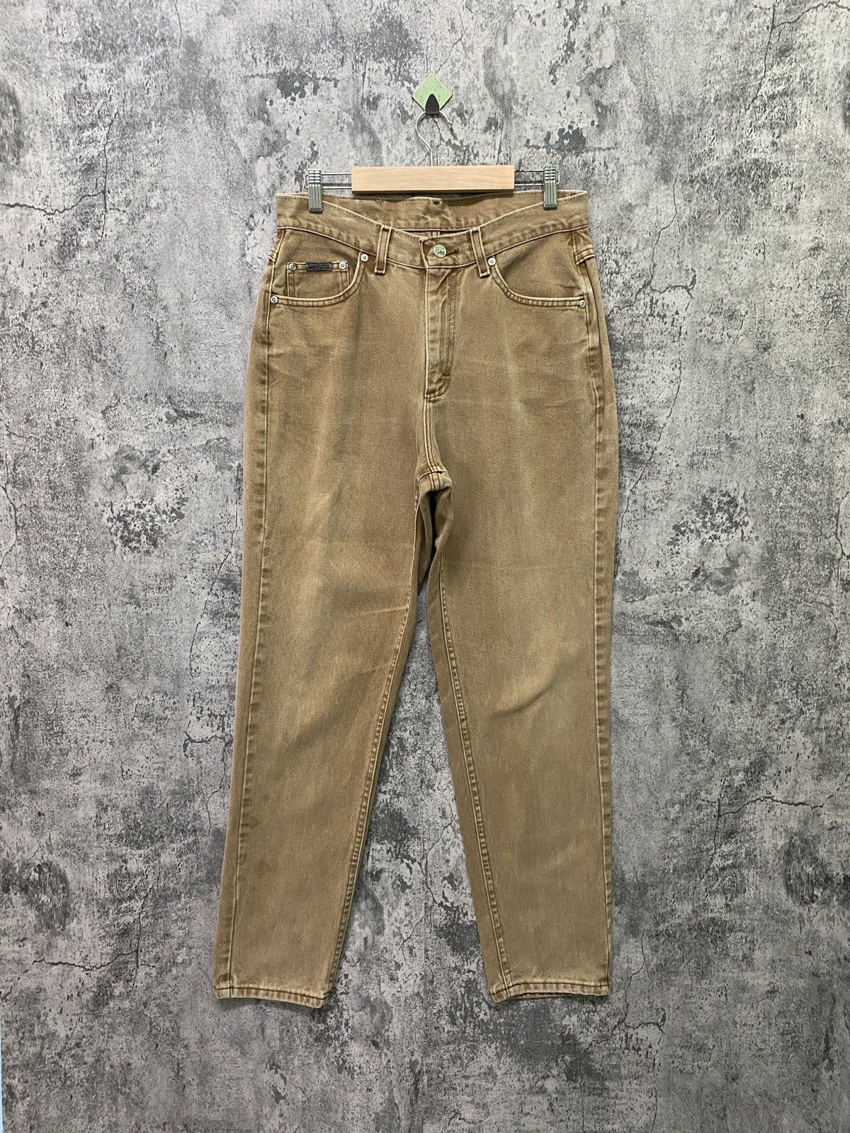 image of 90's Lee Riveted Jeans Pants Made In Usa in Brown, Men's (Size 30)