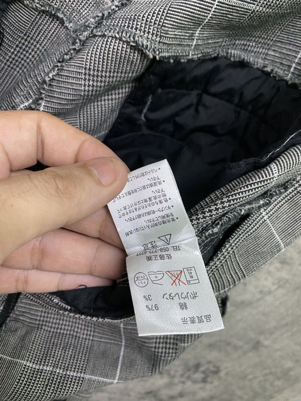 Japanese Brand 31040=SKKONE Cargo Multipocket Checked Bondage Style Pant Size US 34 / EU 50 - 16 Thumbnail