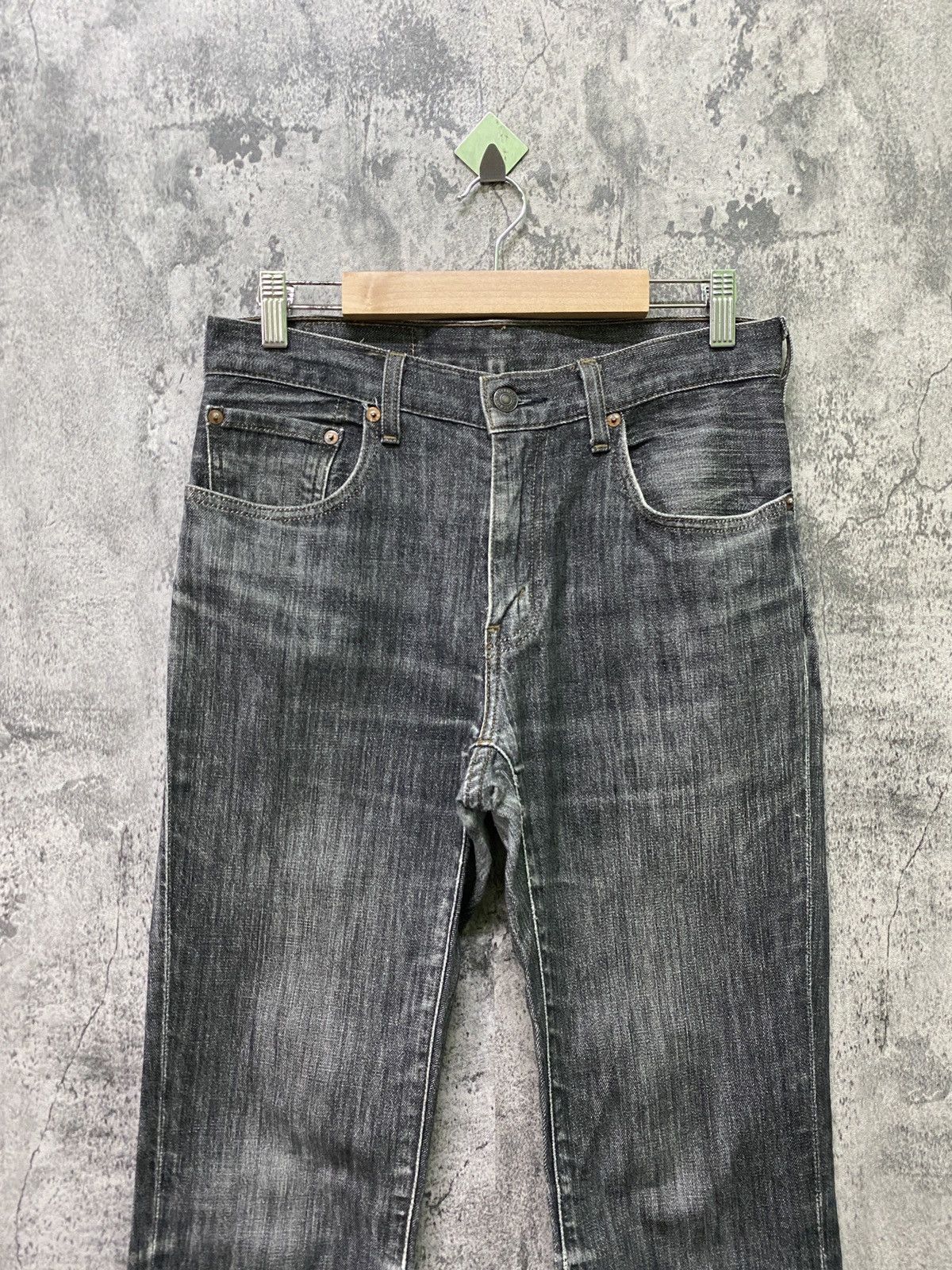 Levi's Vintage 90s 505 Levi's Black Faded Denim Jeans Size US 28 / EU 44 - 3 Thumbnail