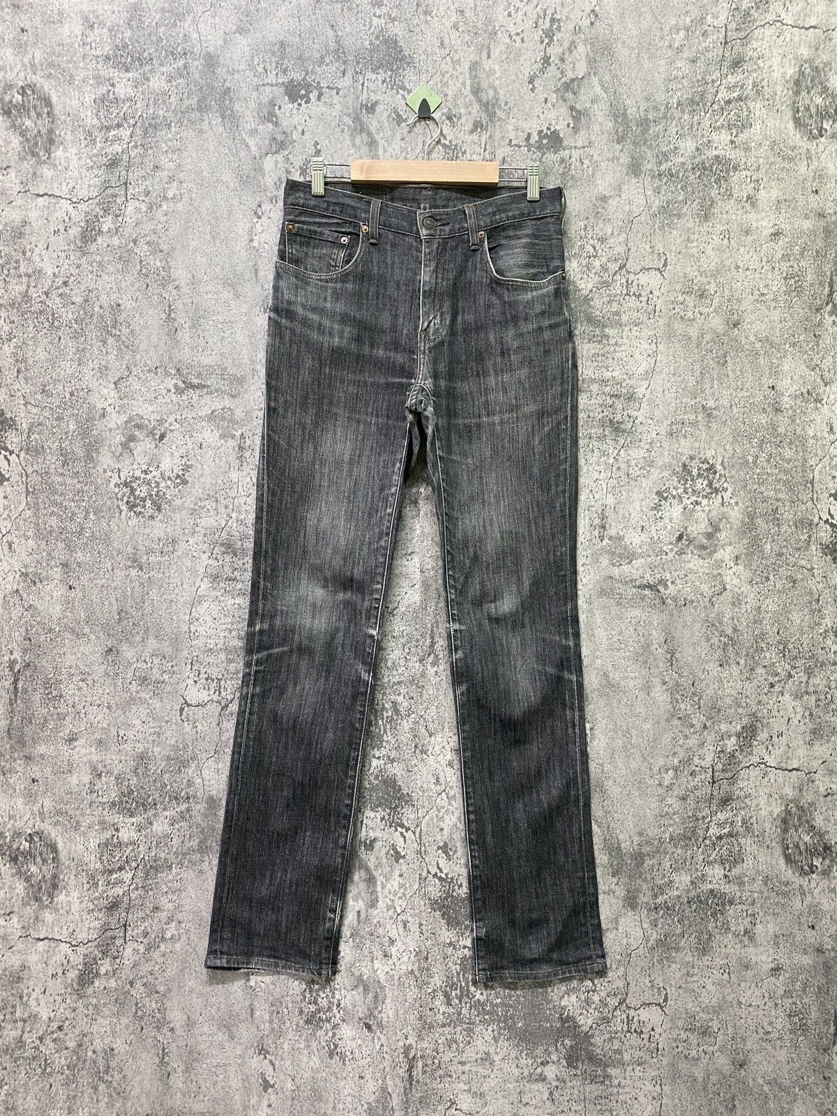 image of 90's Levis Black Faded Denim Pant, Men's (Size 28)