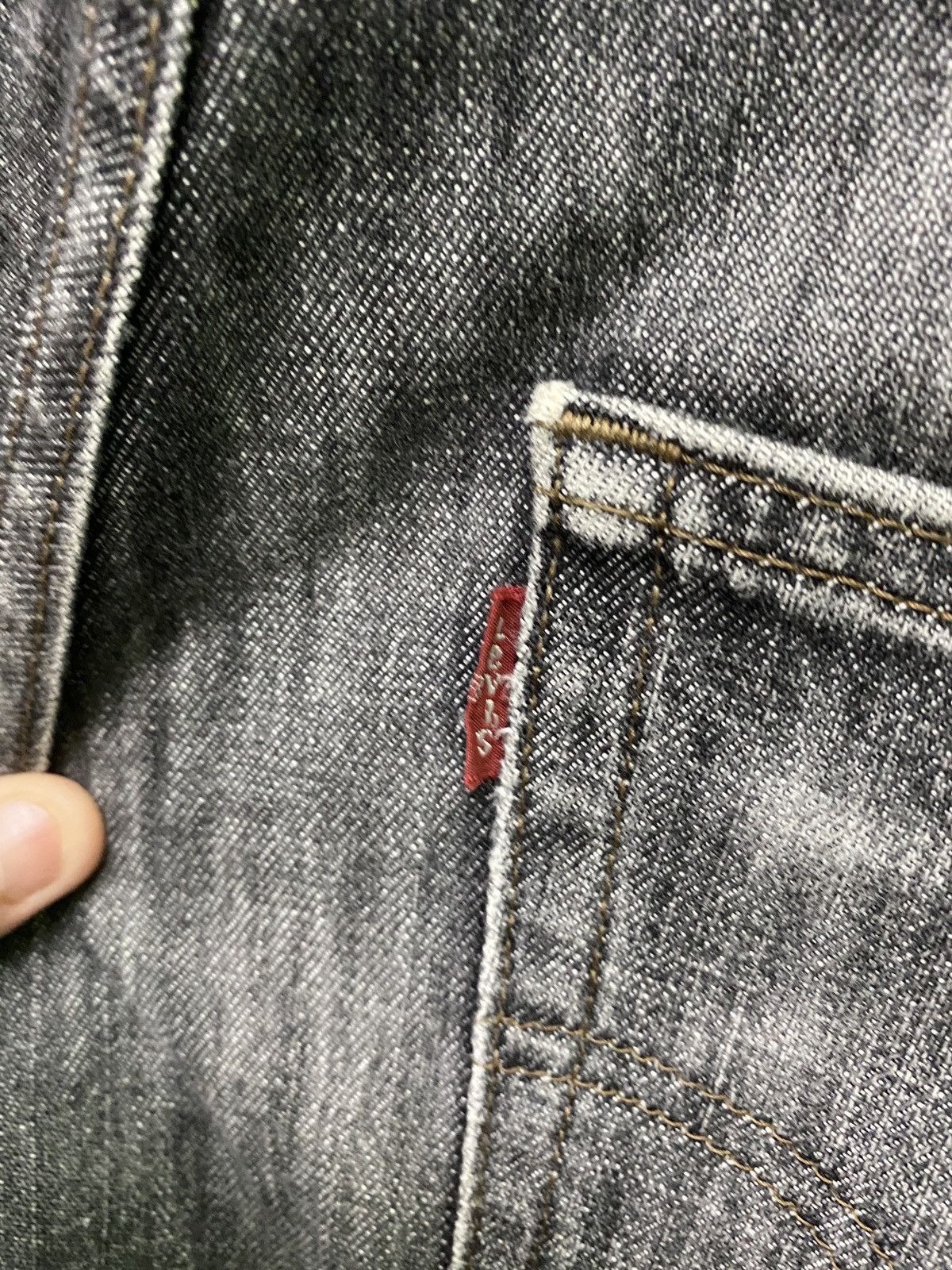 Levi's Vintage 90s 505 Levi's Black Faded Denim Jeans Size US 28 / EU 44 - 21 Thumbnail