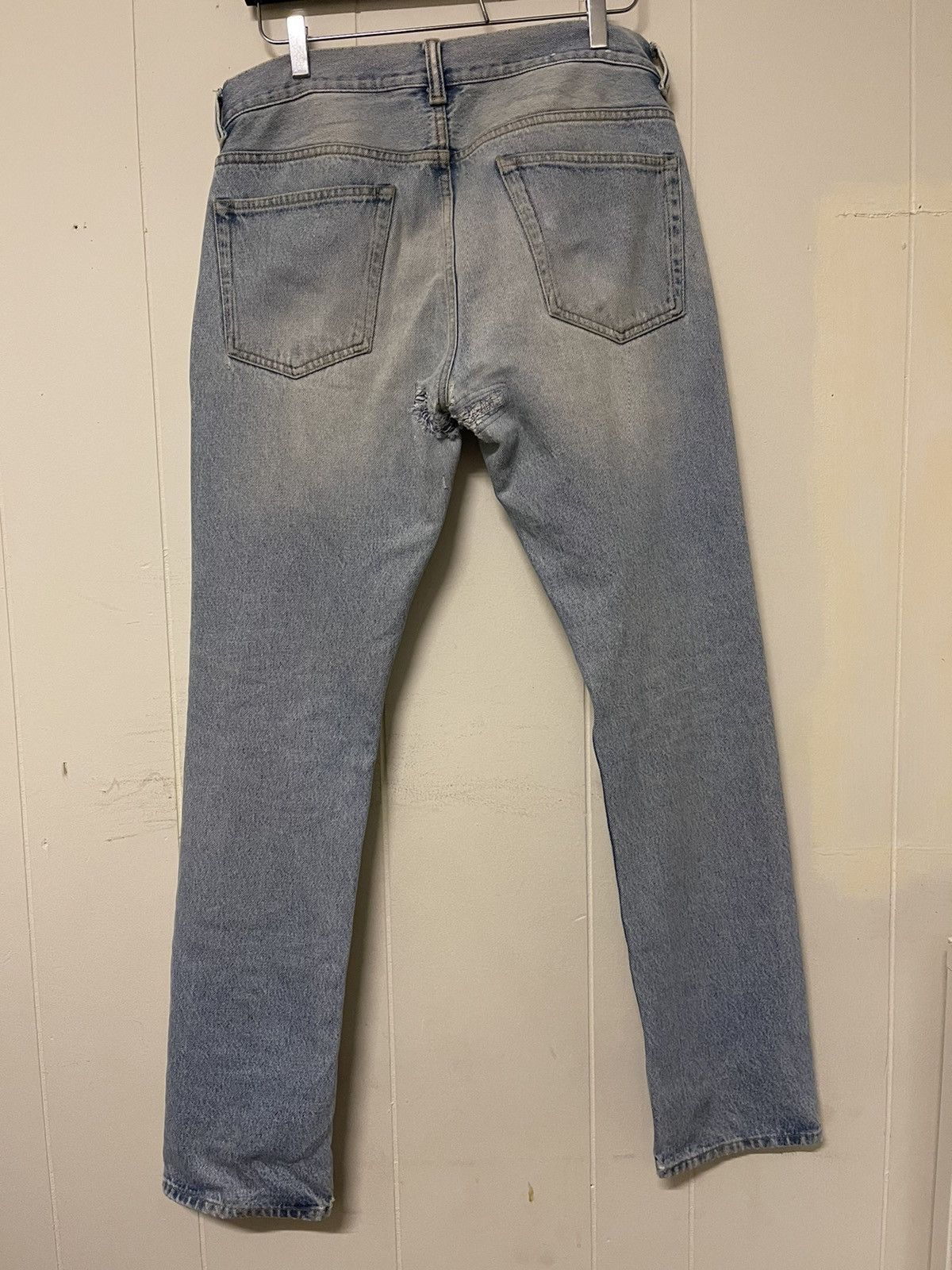 Our Legacy Our Legacy Light Wash Blue Denim Size US 30 / EU 46 - 2 Thumbnail