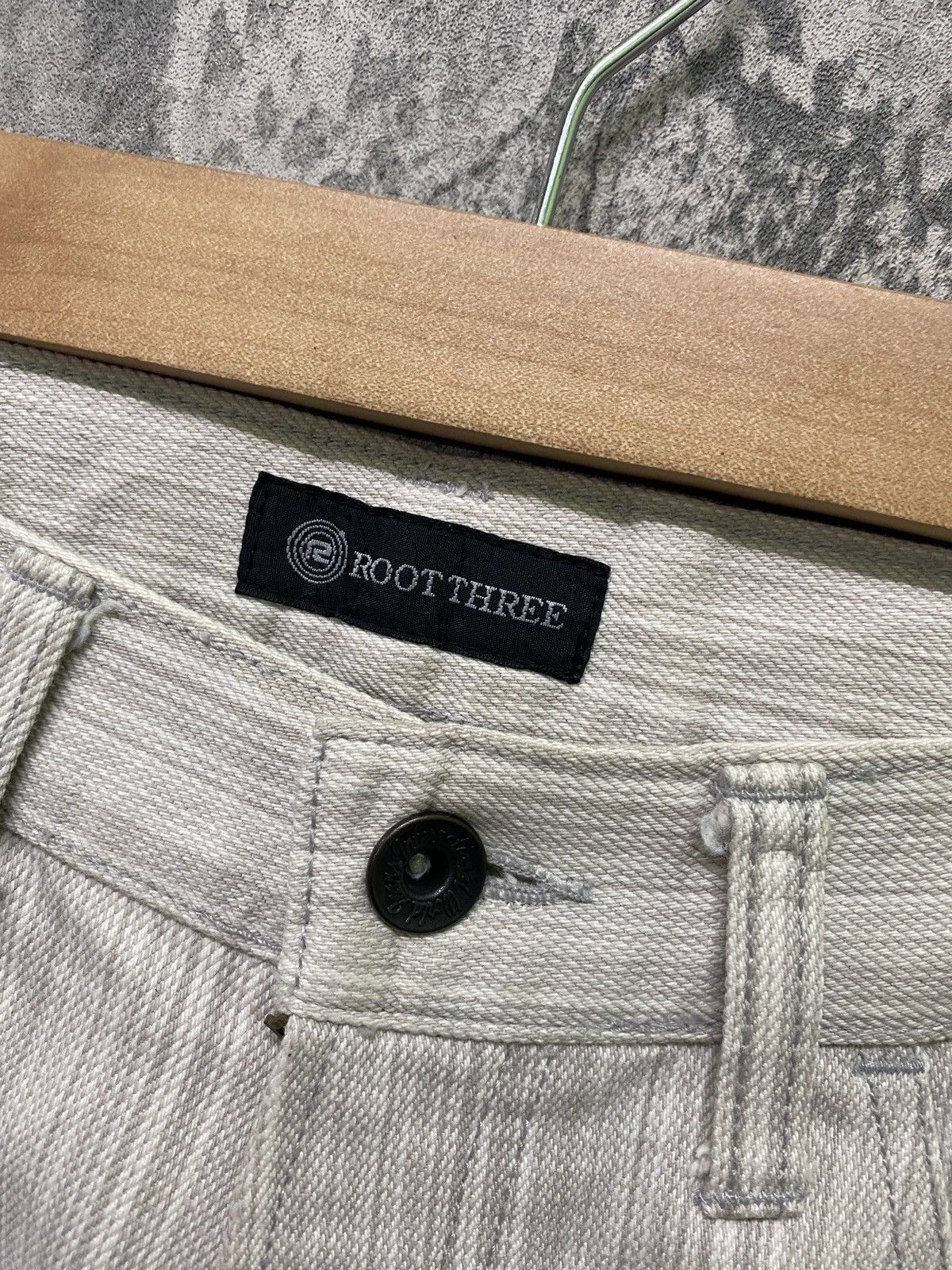 Designer × Japanese Brand Japan Made ROOT THREE Hickory Pinstriped Pants Size US 29 - 11 Thumbnail