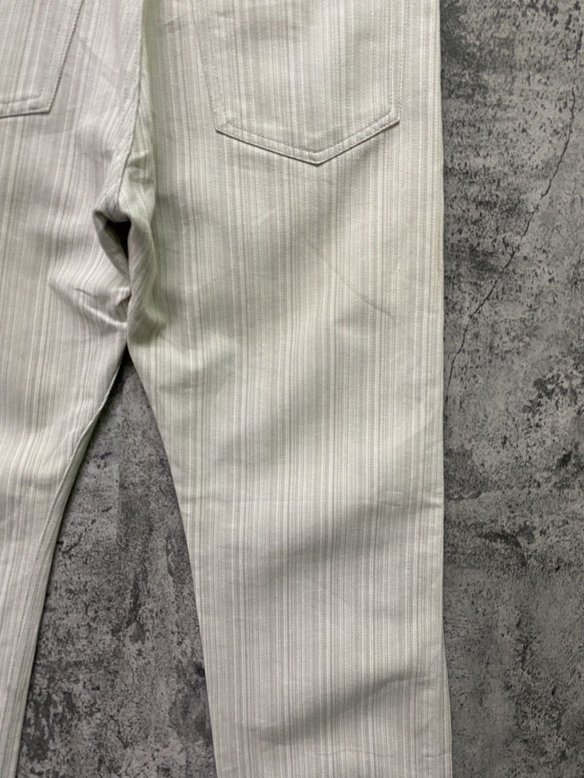 Designer × Japanese Brand Japan Made ROOT THREE Hickory Pinstriped Pants Size US 29 - 15 Thumbnail