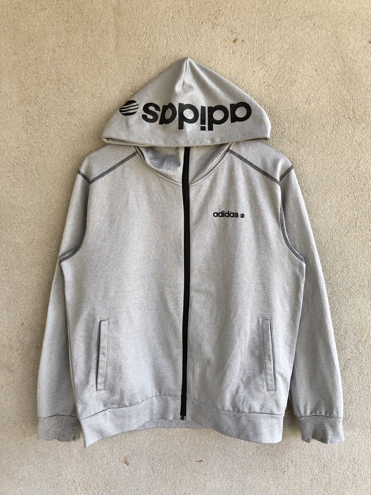 Adidas ADIDAS NEO Zipper Hoodie Size US M / EU 48-50 / 2 - 1 Thumbnail