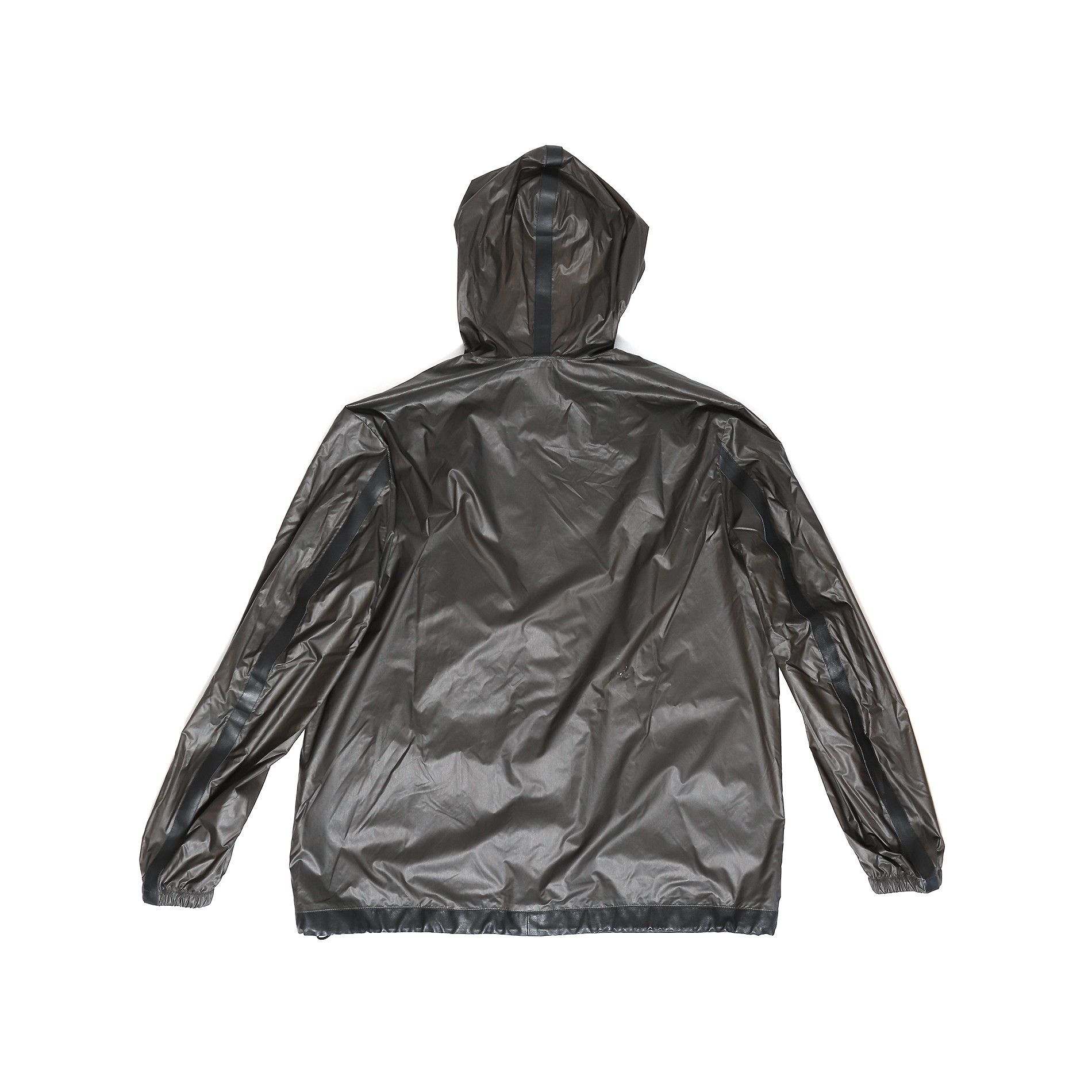 Berluti × Haider Ackermann FW18 Black Gray Windbreaker with Leather Details Size US S / EU 44-46 / 1 - 2 Thumbnail