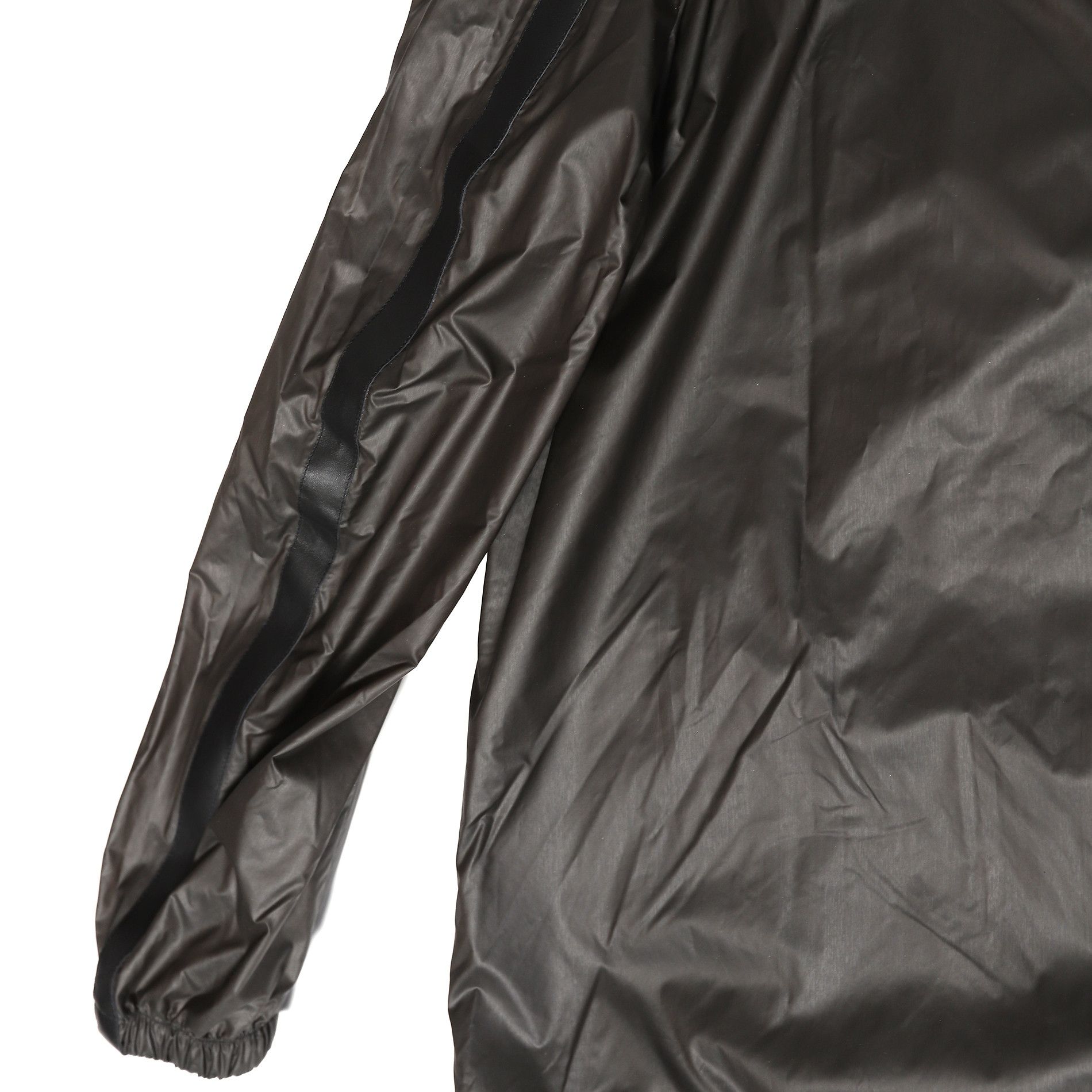 Berluti × Haider Ackermann FW18 Black Gray Windbreaker with Leather Details Size US S / EU 44-46 / 1 - 9 Thumbnail