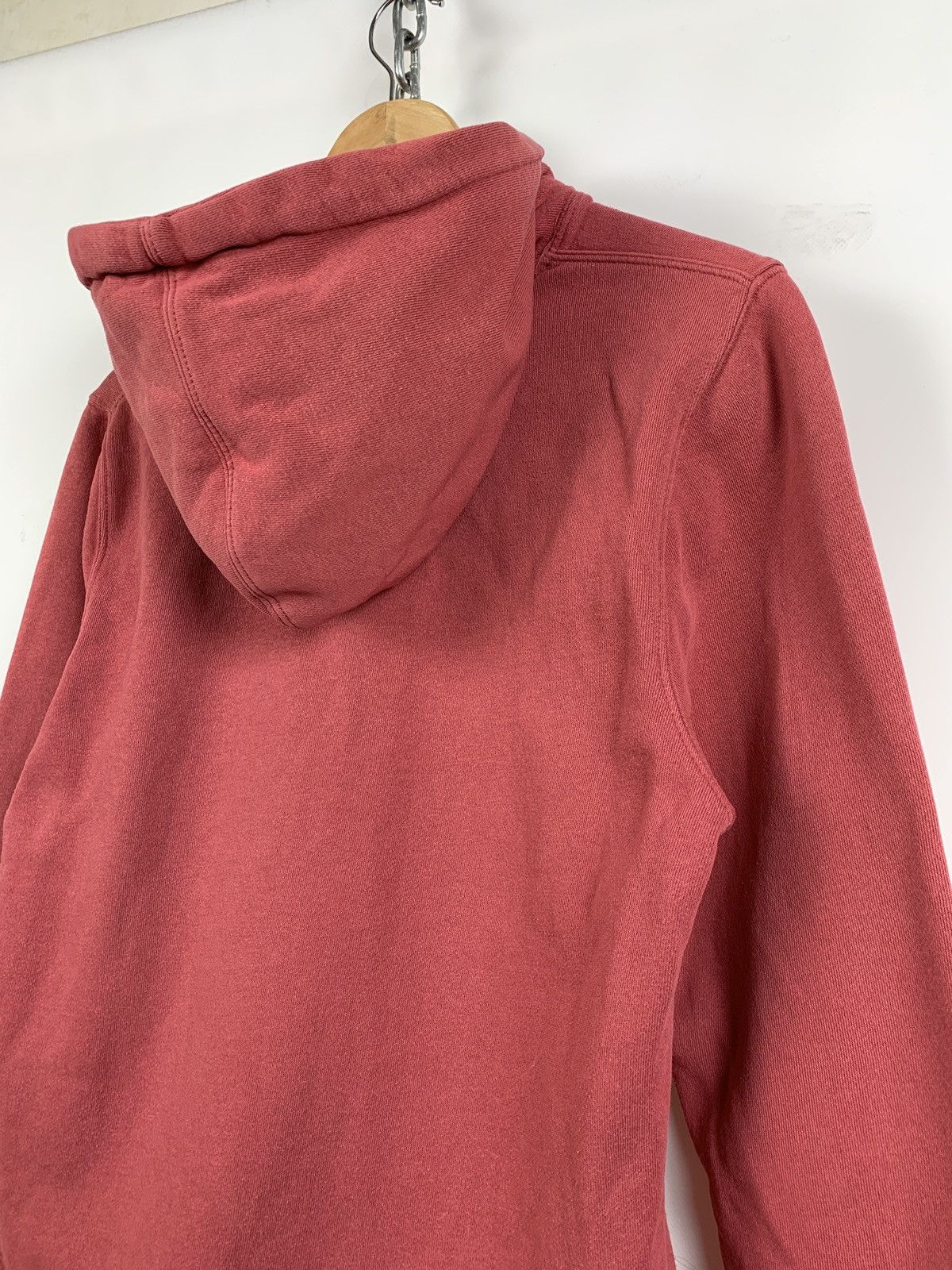 Stussy 00s Vintage Stussy Big Logo Pink Hoodie Size US S / EU 44-46 / 1 - 12 Thumbnail