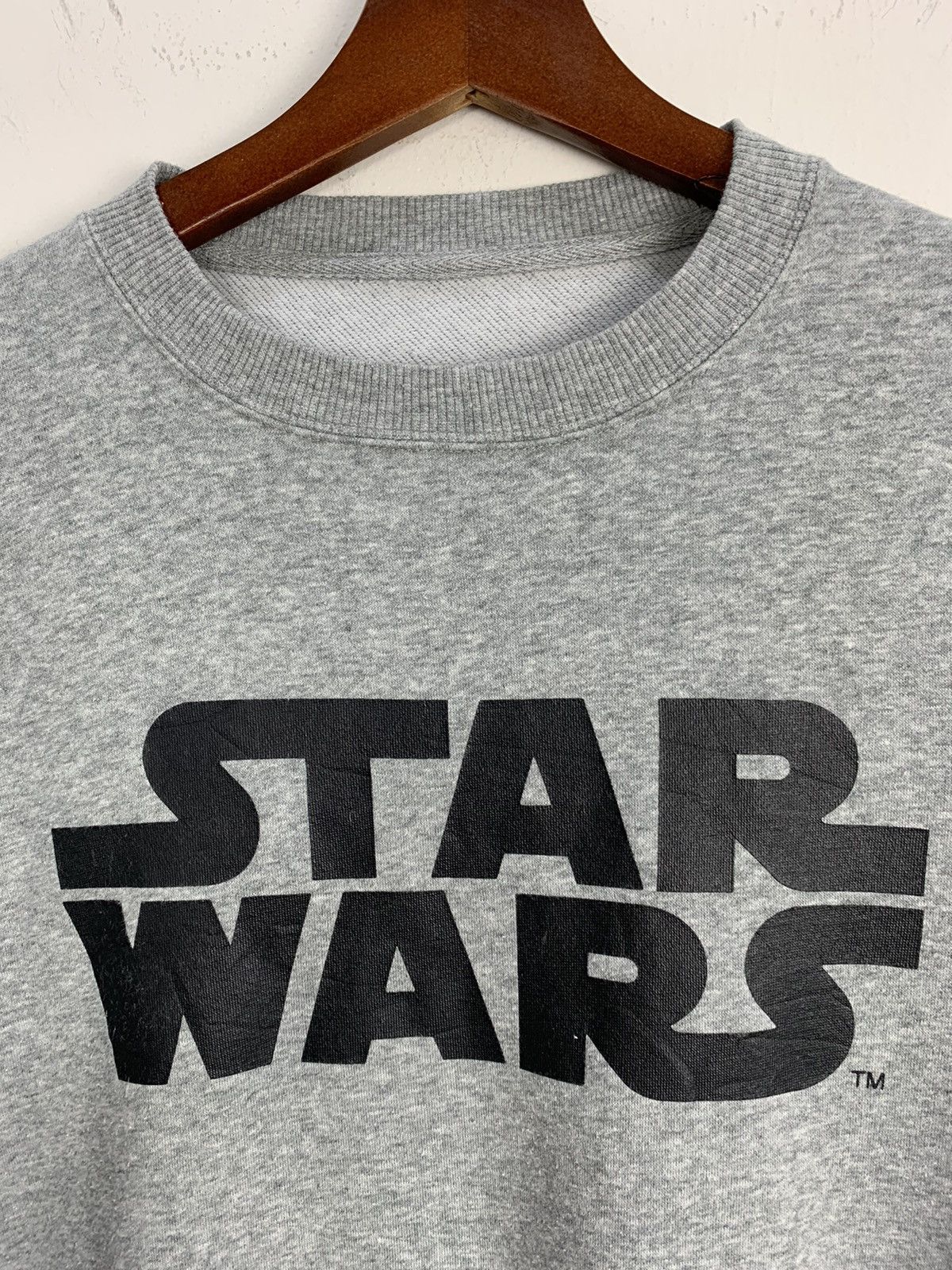 Marvel Comics × Star Wars GU STAR WARS Big Logo Center Movie Pigment Dyed Sweatshirt Size US S / EU 44-46 / 1 - 7 Thumbnail