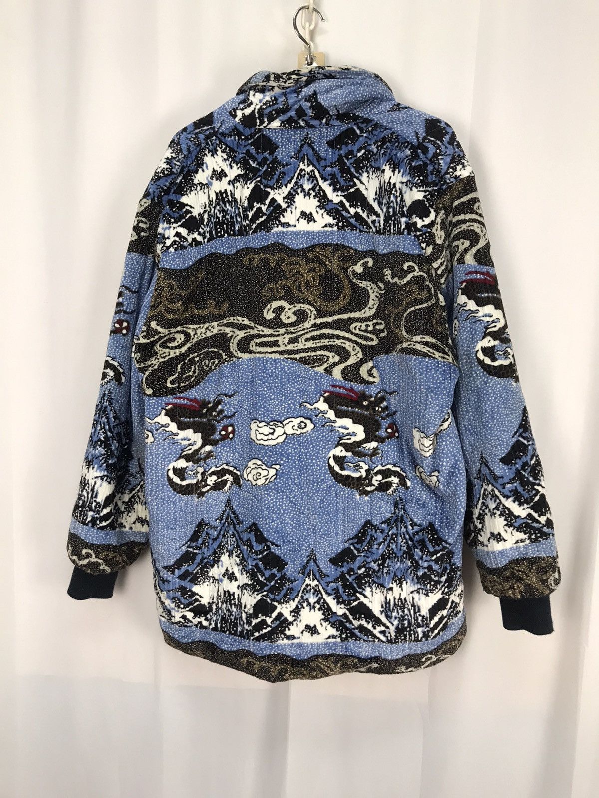 Japanese Brand × Other Hoka-hoka art fullprint velvet button up kimono style jacket Size US XL / EU 56 / 4 - 10 Thumbnail